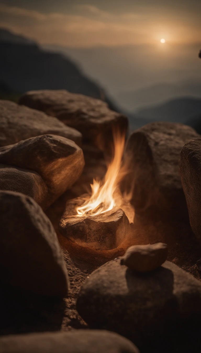stone rubbing and other ancient techniques used by early humans to start fires.