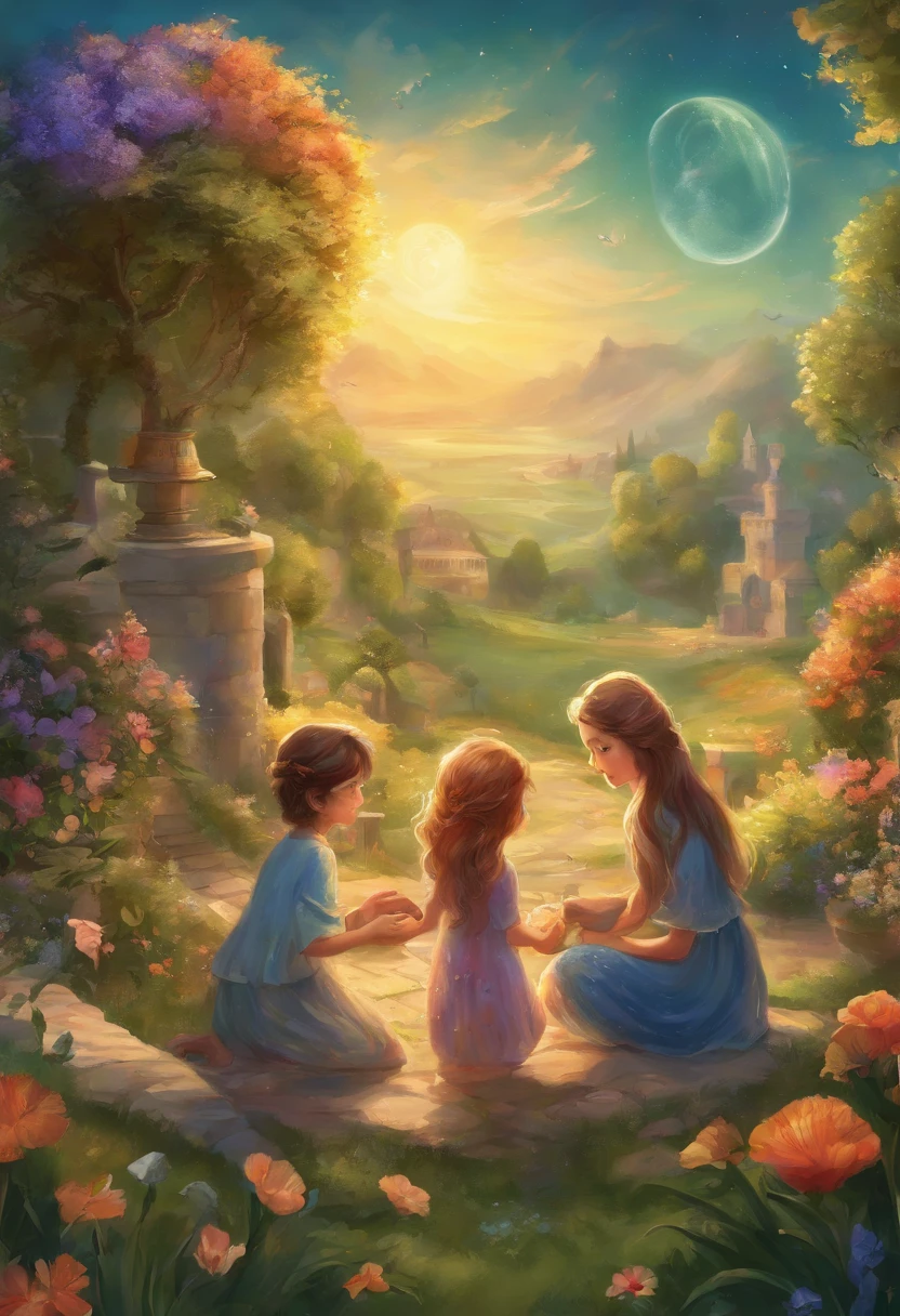 best quality, ultra-detalhado, piece of master, high resolution, papel de parede 8k, best quality, High,
((One family)) One family, Pai. Mother and children, brincando em um jardim, Quick Hands, 5 dedos, Detailed hand, A family with happy children, brincando juntos, [corpo inteiro) , (rosto detalhado), olhos detalhados, iris detailed, Children playing happily in the garden with their parents
