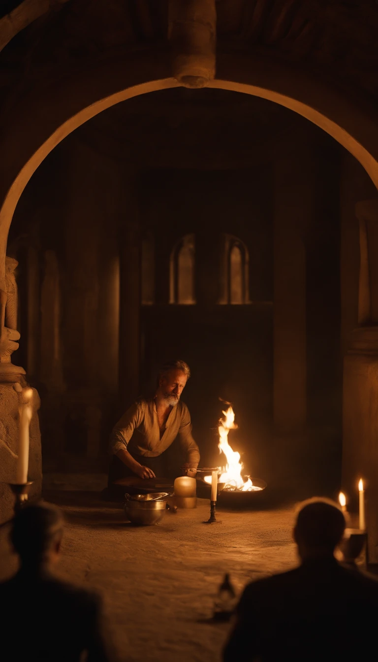 the evolution of the human diet, tools and architecture, influenced by the mastery of fire.