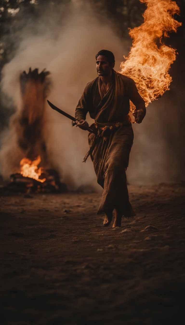 myths and stories from various cultures, where fire is central, representing its symbolism and importance.