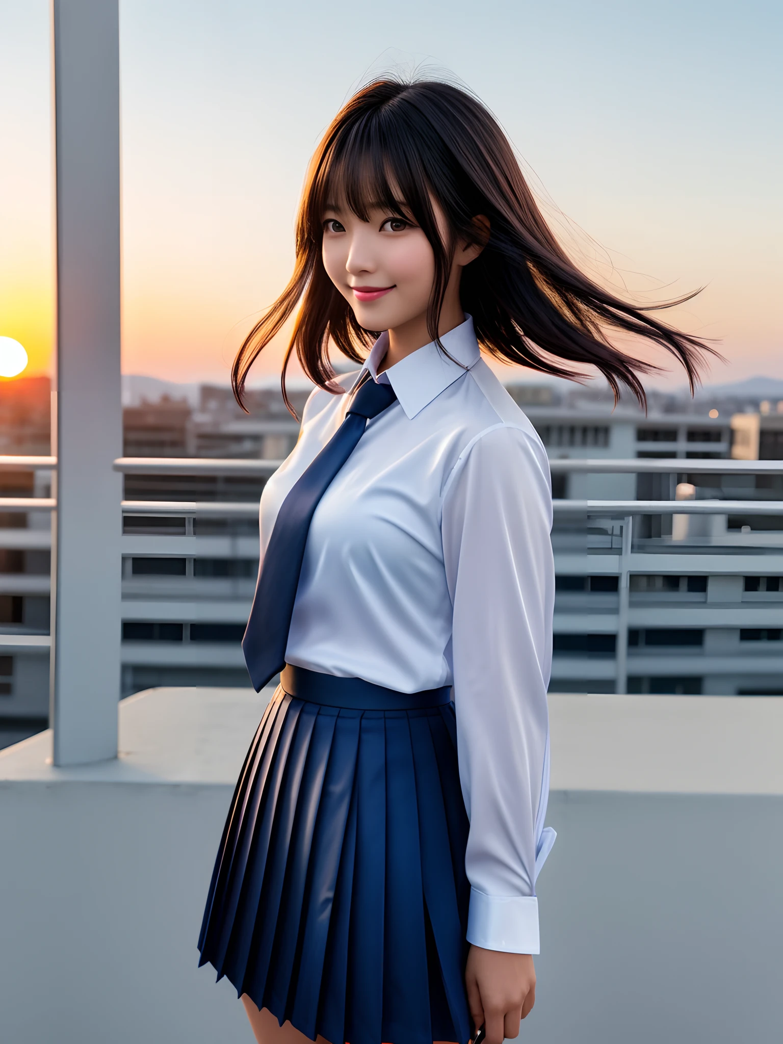 table top, highest quality, figure, super detailed, finely, High resolution, 8k wallpaper, 完璧なダイナミックな構figure, beautiful slender eyes,natural color lip, random sexy poses,look at the camera,table top, highest quality, figure, super detailed, finely, High resolution, 8k wallpaper, 完璧なダイナミックな構figure, beautiful and fine eyes,medium hair, natural color lip,smile,(wearing office uniform:1.3),(long hair:1.3),Standing in an office district,(The wind blows and lifts my skirt,I can see your butt:1.6),cowboy_shot,28 year old girl,Backlight