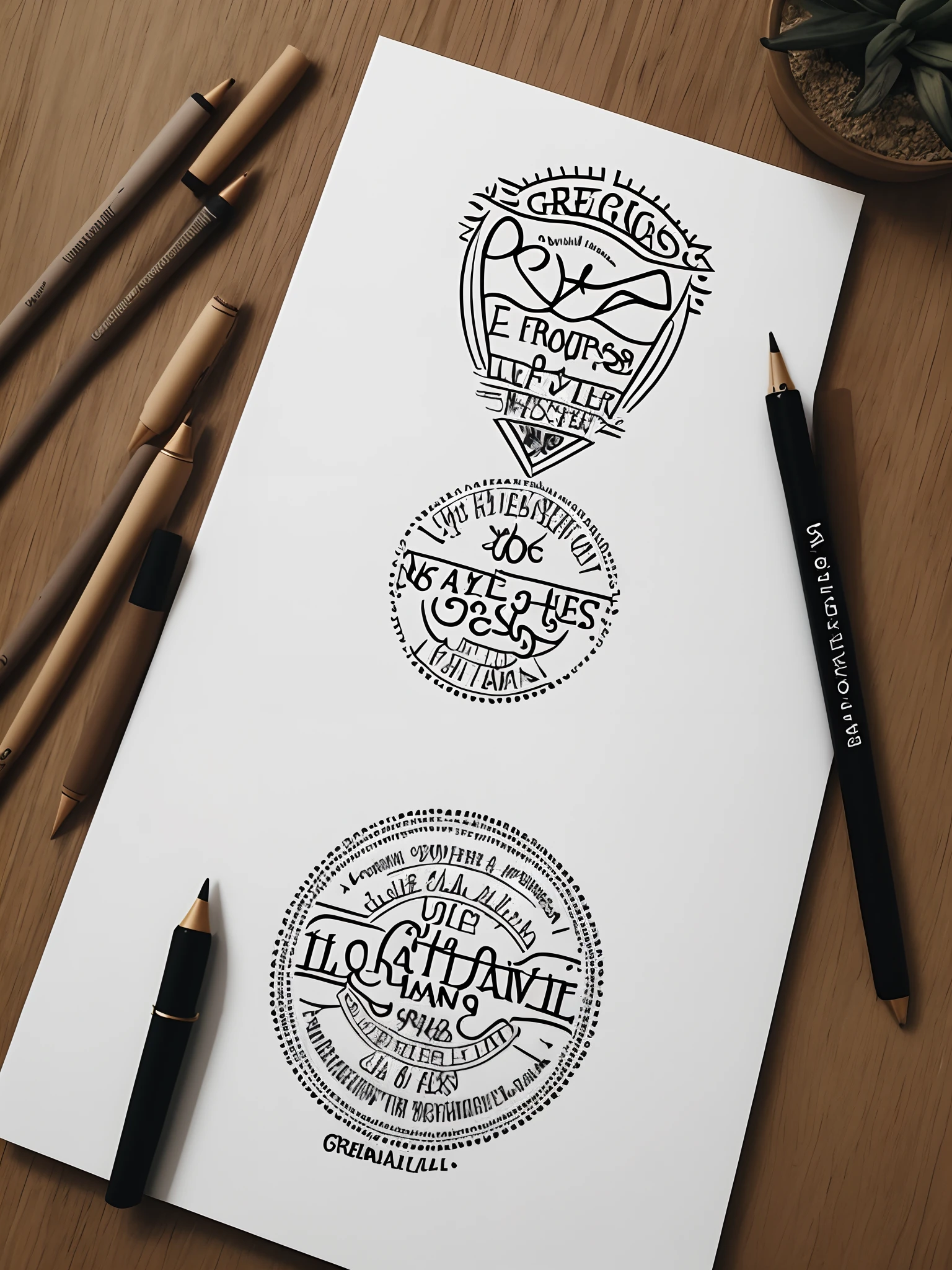Tatuagem minimalista desenhos gregos e frases em latim