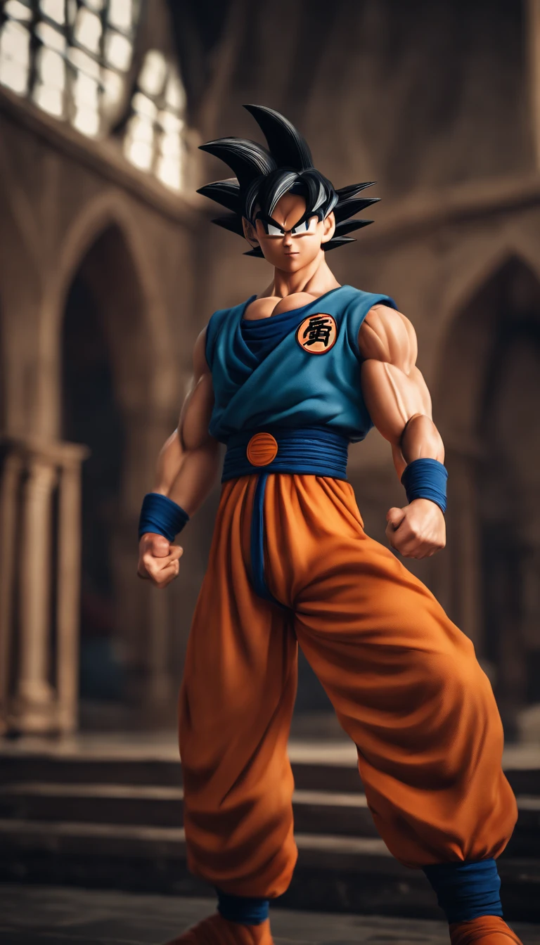 1. Dragon Ball Super character concept, full body, colored, illustration, soft lighting, soft details, painting oil on canvas, octane render, HDR, trending on artstation, 4k, 8k, HD
