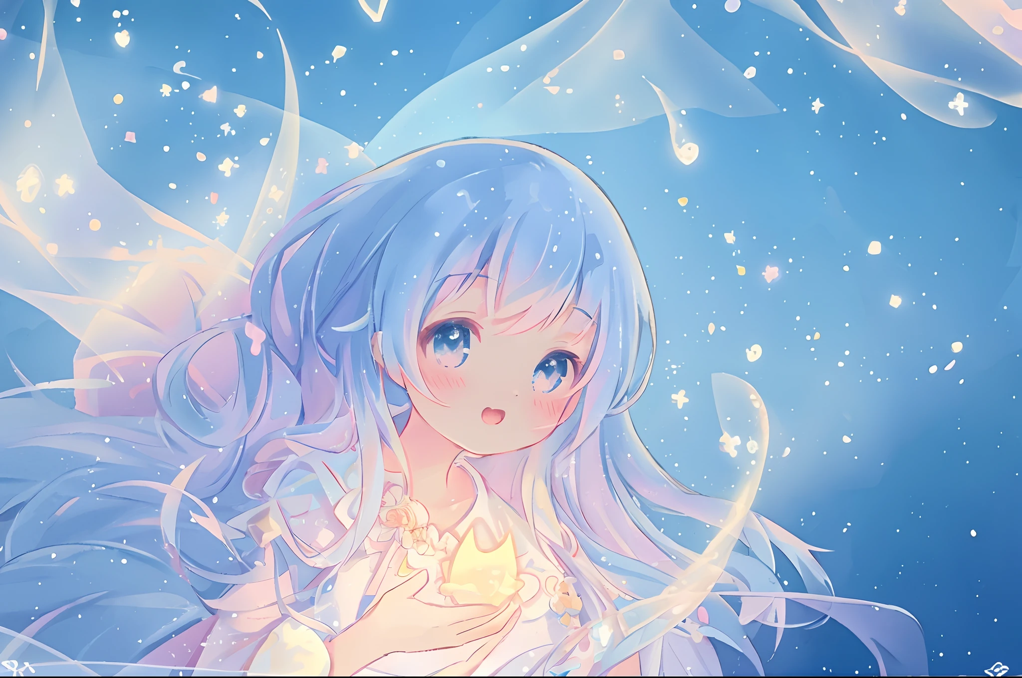 anime, princess flowing gown, glowing ethereal hair, anime girl with cosmic hair, beautiful young wind spirit, beautiful anime art style, beautiful digital illustration, inspired by Glen Keane, inspired by Lois van Baarle, disney art style, glowing aura around her, jen bartel, glowing lights, (masterpiece, best quality), sharp focus, 8k resolution, intricate detail, highly detailed, swirling lines of light, magical lights, whimsical, magical, fantasia background, pastel colors, beautiful girl, ((golden ratio face)), perfection, beautiful face, sparkling detailed eyes