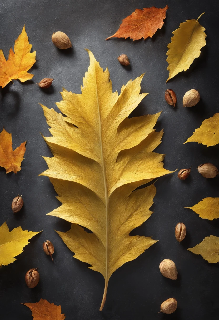kawa，exteriors，falling leaf，rays of sunshine