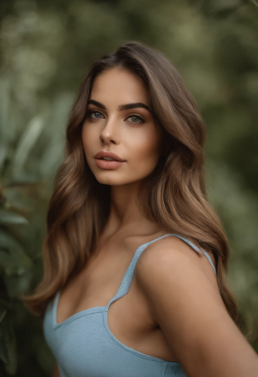 Mujer con camiseta sin mangas y bragas a juego, Chica sexy con ojos azules, Retrato Sophie Mudd, Retrato de Corinna Kopf, cabello rubio y ojos grandes, selfie de una mujer joven, Maquillaje OHNE, Maquillaje natural, looks directly at camera, Cara con Artgram, dezentes Maquillaje, Gran foto de cuerpo entero, in the room, senos grandes, rubio, latina,que se encuentre posando de espalda con grandes gluteos mirando a la camara,qu este en un cuarto