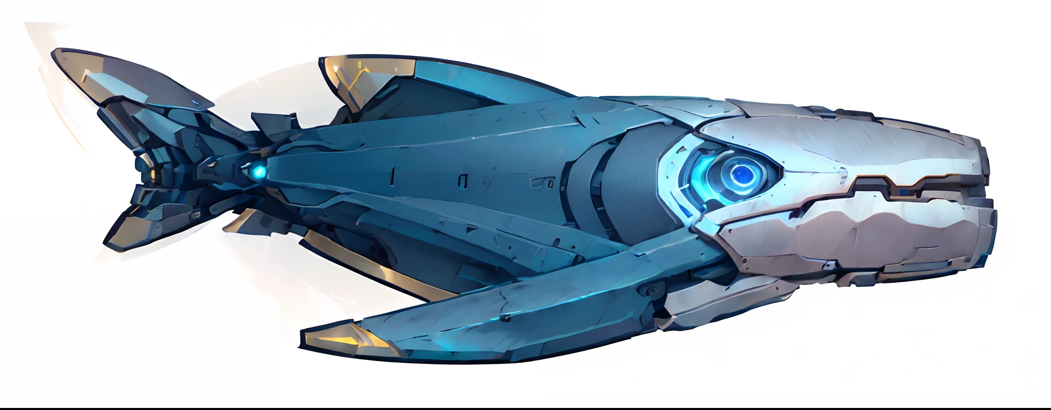 Mechanical whales,Gold tone metal hardware+Silver robot parts, Blue hair, Short hair, Stone Man, It's daytime, ((full bodyesbian):1.5), 16k, hyper HD, Best quality at best, Ultra detailed, Best resolution, Unreal Engine 5, Professional photography, ((A detailed)), ((Fingers, Verbose pointer)), ((Perfect_Hands)),Mechanical whales