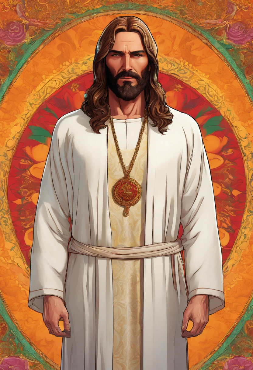 (symmetry),centered,a ((close)) up portrait,(Jesus),a very thin white man with long hair and a beard,wearing a long white robe,35mm,natural skin,clothes detail, 8k texture, 8k, insane details, intricate details, hyperdetailedhighly detailed,realistic,soft cinematic light,HDR,sharp focus, ((((cinematic look)))),intricate, elegant, highly detailed