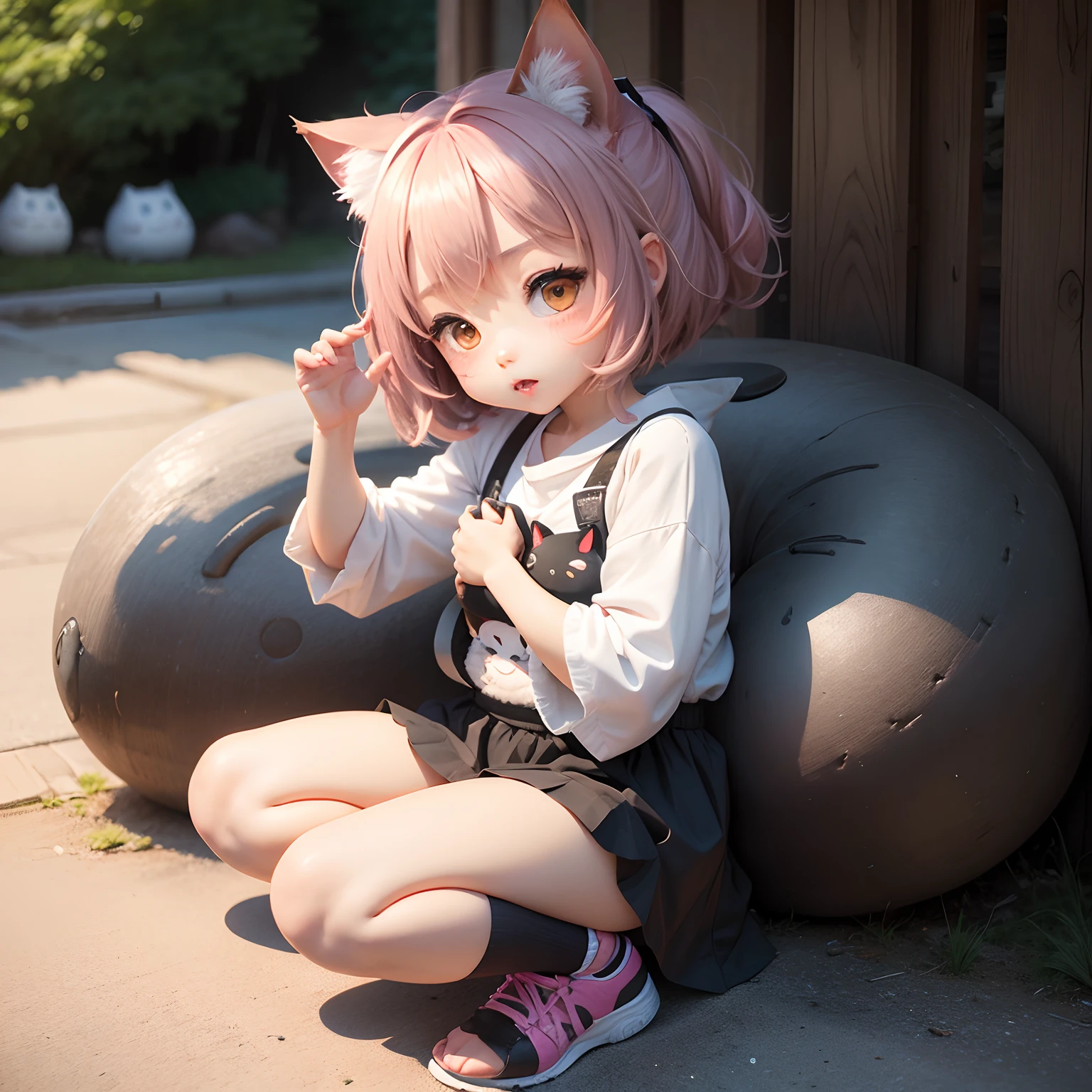 Chibi、1:1 Style、Lori Cat Girl、Onigiri attire