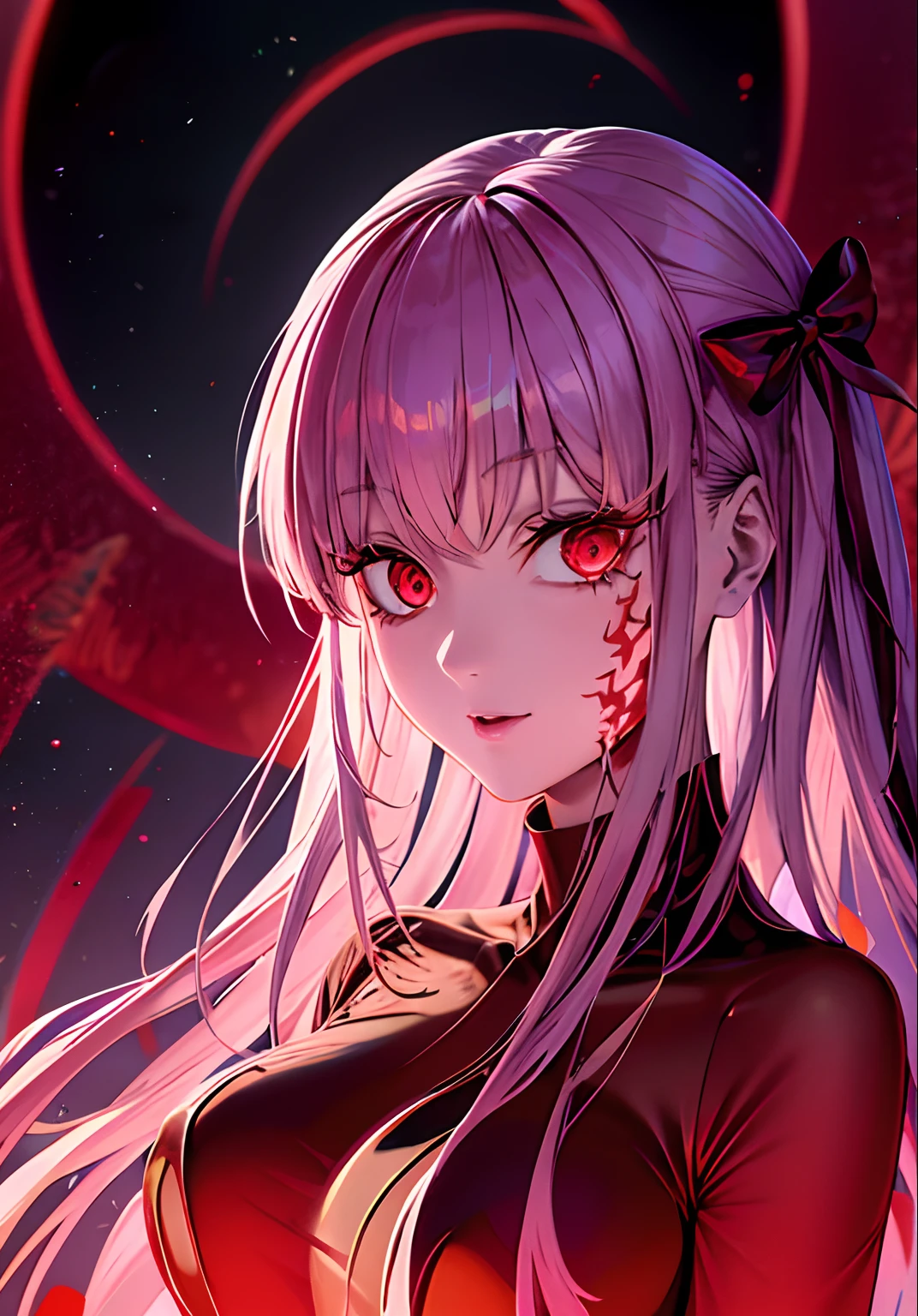 Chica de anime y una corona en la cabeza, Gapmoe Yandere Grimdark, con ojos rojos brillantes, Chica de anime demonio, Chica de anime Gothic Maiden, con ojos rojos brillantes, Retrato Gapmoe Yandere Grimdark, Chica monstruo de anime, Mejor fondo de pantalla de Anime 4K Konachan, Derretido, chica vampiro, Arte Zerochan, El vampiro