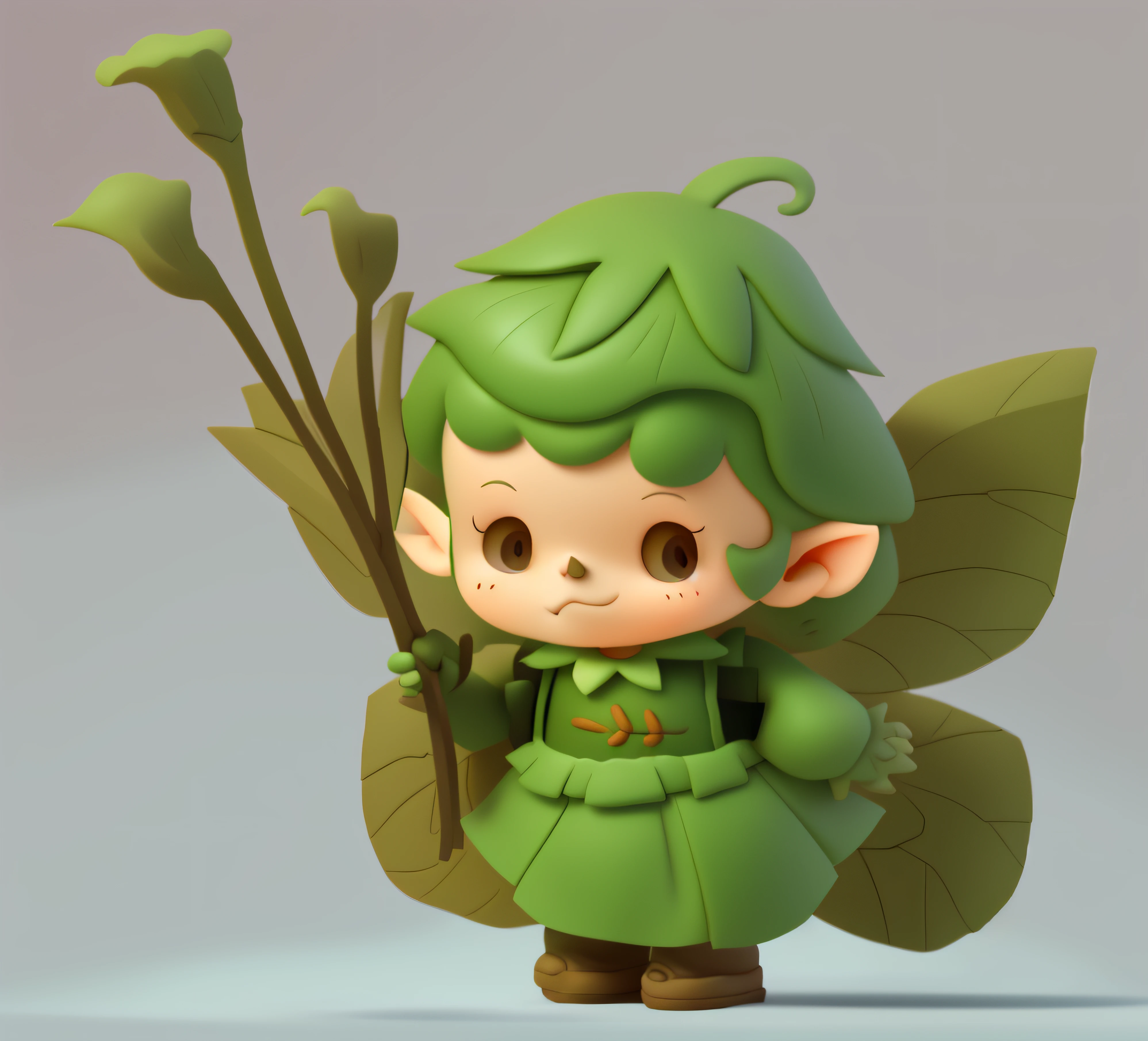 solid,the elf,cartoony,Blind box style