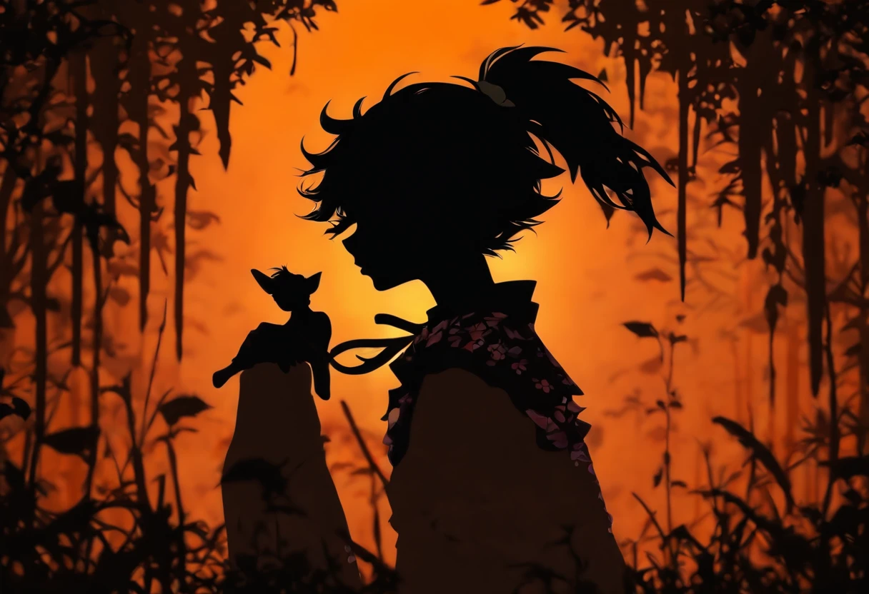 (Silhouette Art,cutouts:1.6)
(((Paper cutting art,A world where only black exists:1.3)
(Cowboy Shot),1 girl,Solo,
(Girl in work clothes,profile:1.2),factories、tubing、ironworks、movie「Black rain」Scenery of
break
(Rust color background)
Textured glass background,Tarot card atmosphere