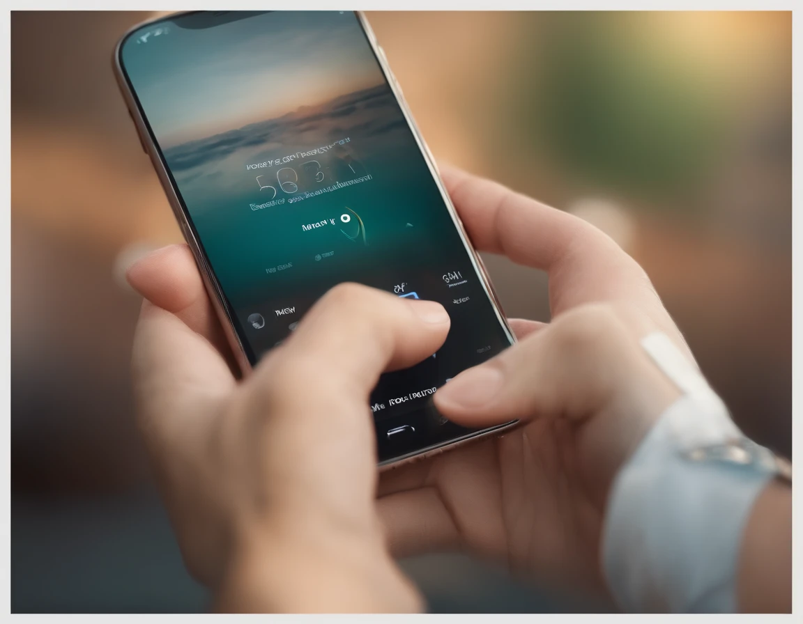 a hand holding a phone with a comforting smile on its face, representing the courage to take the first step towards recovery.