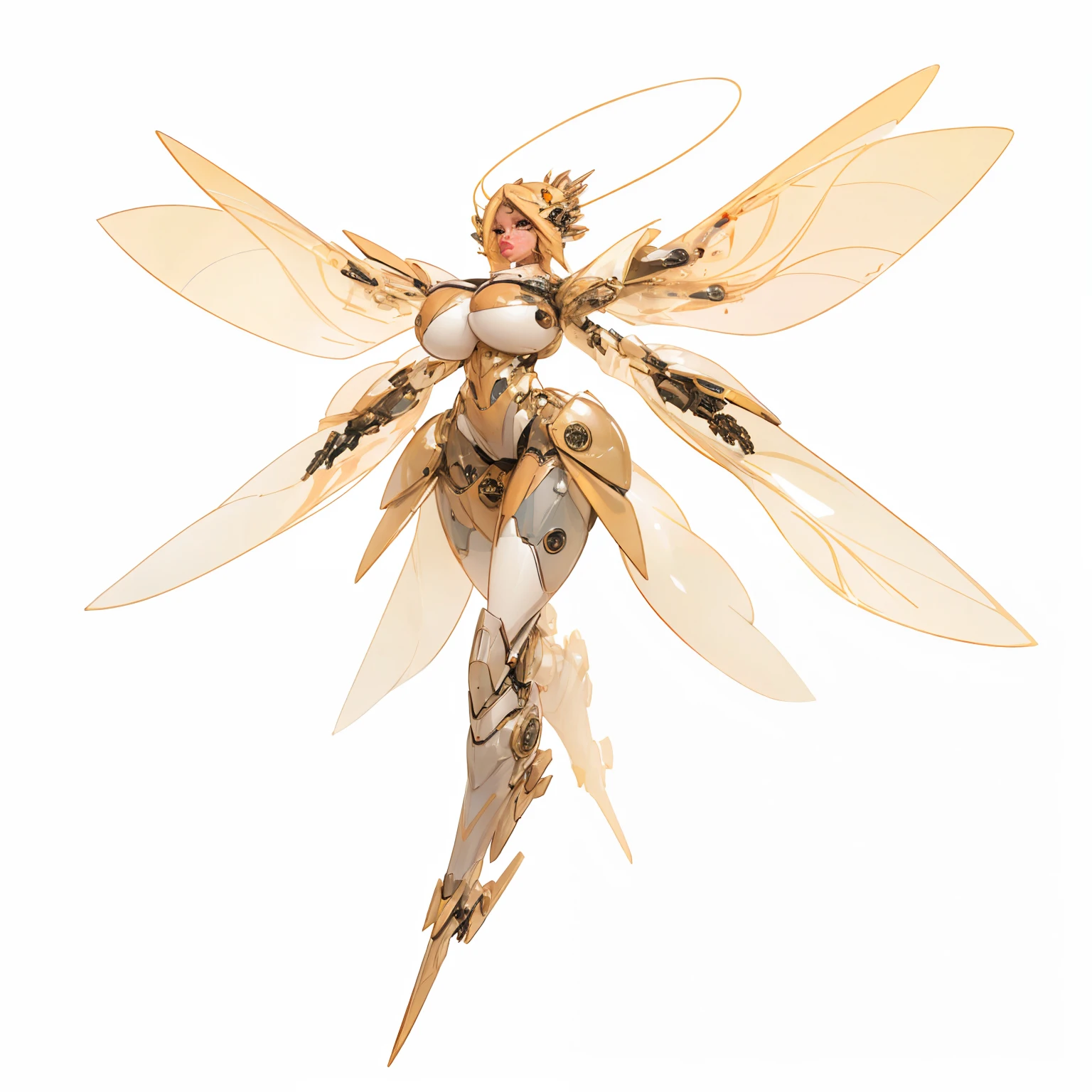beautiful, (((masterpiece))), (gigantic breasts:1.4), her gloves and boots maintain the same sleek, robotic aesthetic. While retaining a humanoid shape, highly detailed robot, feminine figure, cloak