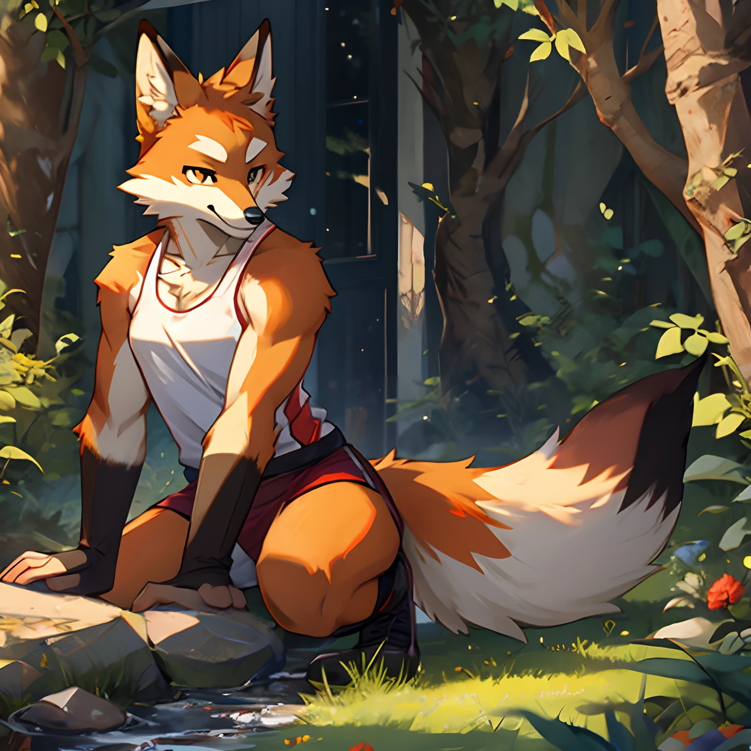 , (drawing of a anthro fox, on its backs, on the ground, a pastel inspired by Caspar Wolf, pixiv, furry art, good proportions, precise anthropomorphic fox, furson furry art commission, furry art!!!, commission on furaffinity, furson art, furson commission, furry furson, an anthro fox, furson!!!! by: wind except, dusk animated furry art commission, animated!, Taran Fidler, art hairy porn, furaffinity, award-winning (by Dacad,:1.2), by Zackary911, (best quality, high quality:1.4) riverbank, (Neck),,by nezumi \(artist\),by bebebebebe,by lvlirror,by I enro el chucho, by Snowskau,