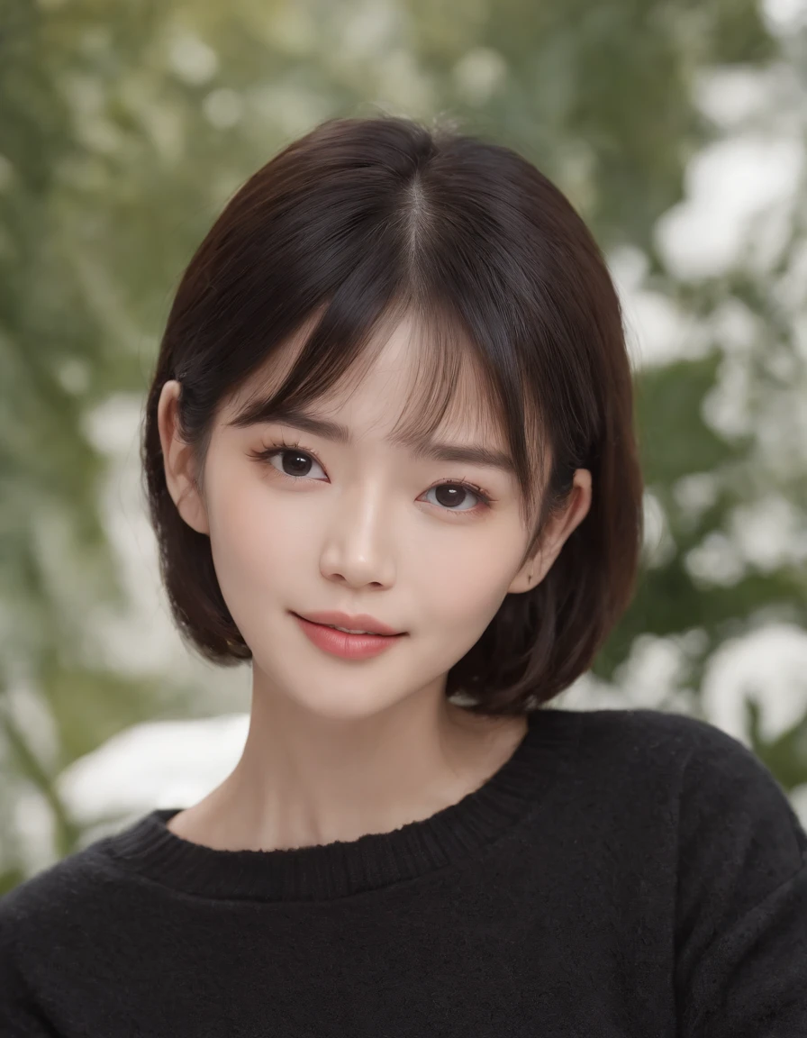 8K, Ultra-high resolution, best quality, masterpiece, 三分割法によるphoto,Surrealism, photo, 1 girl, (16 years old:1.3), pretty girl, Cute face, Beautiful eyes in every detail, 細かくdetailedに,masterpiece,, A girl:1.2, Japanese female announcer,whole body,(absurd, High Fantasy Art, Best HD Graphics, 注意深くdetailedに, 非常にdetailedな特徴と質感), Solo Character, 16 years oldの野蛮な少女, She has short black hair, Purple Eyes,Black pupils, flat chest, Slim texture, Thin lips, White skin, (Kilt, Grey leather shirt, silver meral belt between her Kilt and belly), Confident posture, Very serious face, A humorless Irish cabin,Furnished with ancient Greek and Celtic furniture, Attractive thighs, Sensual,A carefree smile,Heal the mind,Black Hair,Short Bob,Looking at the audience、beauty,Long Neck、Smile、Please close your mouth and smile、(((Ideal body shape))),A cup small breasts :2,、image:2、Perfect anatomical structure、鮮明なdetailed、detailed、Surrealism、Light and Shadow,glare