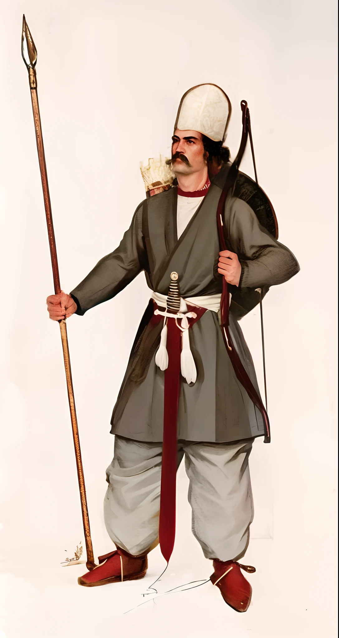 sasanian persian infantry in red clothes