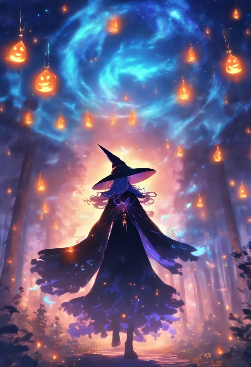 (best quality,4k,highres),(realistic:1.37),witch casting orange glowing spells,moonlight,magical fantasy forest,twinkling stars,shadowy trees,enchanting atmosphere,sparkling fireflies,mysterious orbs,witch's cloak billowing in the wind,spellbook with ancient runes,cauldron emitting colorful smoke,moonlit clearing,whispering winds,ethereal glow,spellbinding incantations,ominous moon,enchanted creatures,witch's hat,nighttime ambiance,glowing potion,bewitching rituals,enchanted flora and fauna,otherworldly energy,moonlit beams,crackling magic,arcane symbols,dancing shadows,mesmerizing glow,witch's staff,mythical beings,deep mystical aura,glowing eyes,starry sky,nighttime silence,moonlit path,spellbinding enchantments