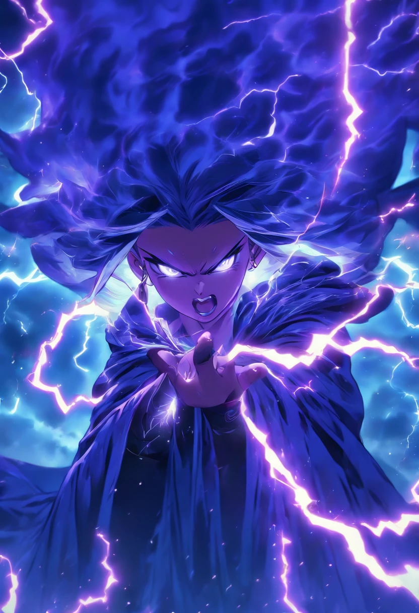(best quality,4k,8k,highres,masterpiece:1.2),ultra-detailed,(realistic,photorealistic,photo-realistic:1.37),purple haired witch,casting lightning,(detailed,elaborate,complex) spell,(sinister,evil) grin,(focused,intense) eyes,(magical,arcane) energy,(dark,gloomy,ominous) atmosphere,crackling thunderstorm,dark lipstick,sharp cheekbones,vibrant purple hair,flowing robes,mystical background,haunting,sadistic expression,fierce determination,witchcraft,electricity,storm,enchanted powers,secrets of the night,casting spell,mysterious aura,electric sparks,unleashing power,menacing presence,dark sorcery,malicious intent,dramatic lighting,eerie glow,colorful wisps,otherworldly feel,ominous clouds,electric blue,thunder and lightning,powerful witch,spellbinding,mesmerizing artwork