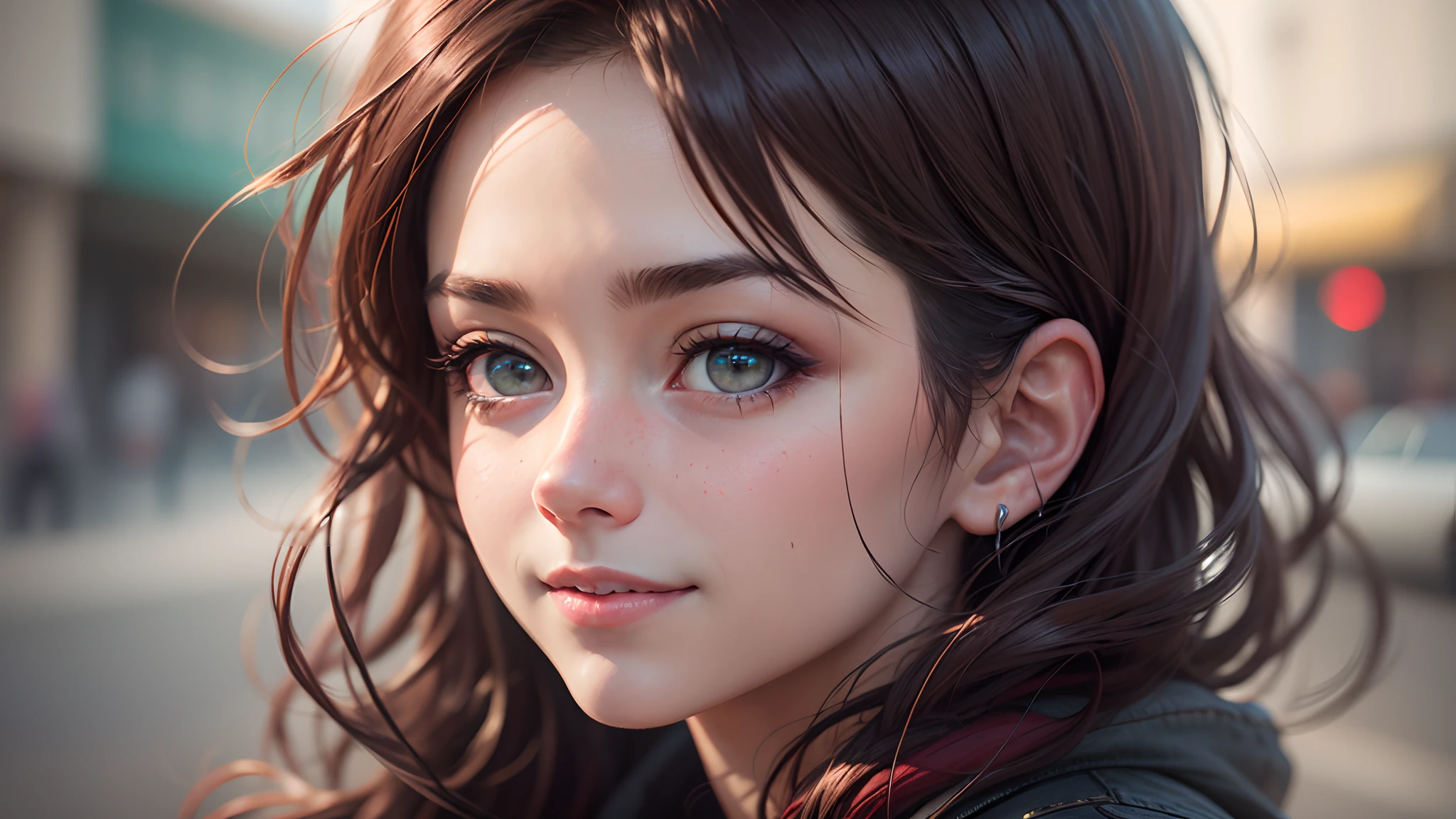 create a thumbnail for youtube,cinematic,interesting,girl,realistic,ultra HD,happy expression --auto --s2