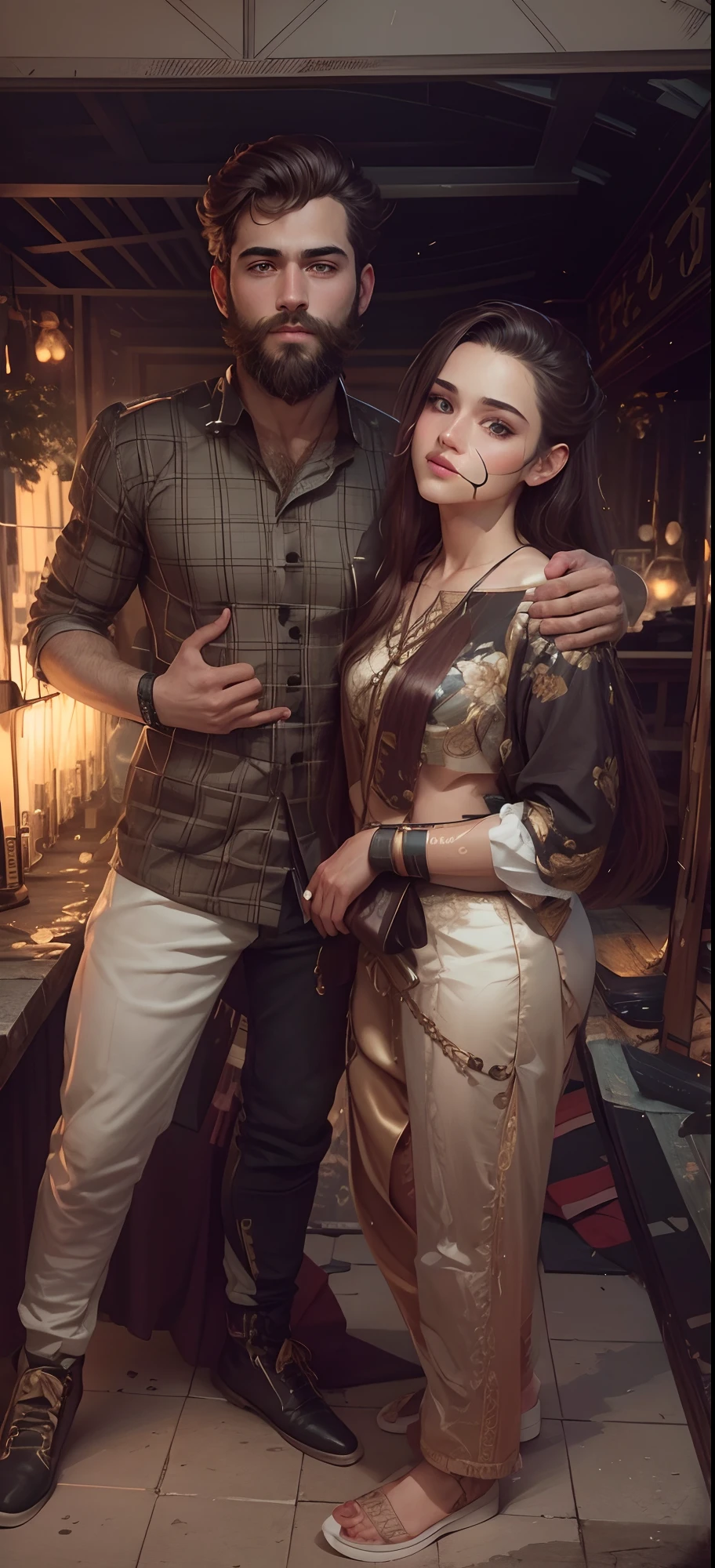 8k, realistic face, ultra realistic, wide shot, point of view, beautiful girl, handsome boy, cinematic, digital art, photorealistic, height details, expressionism, hyper details
