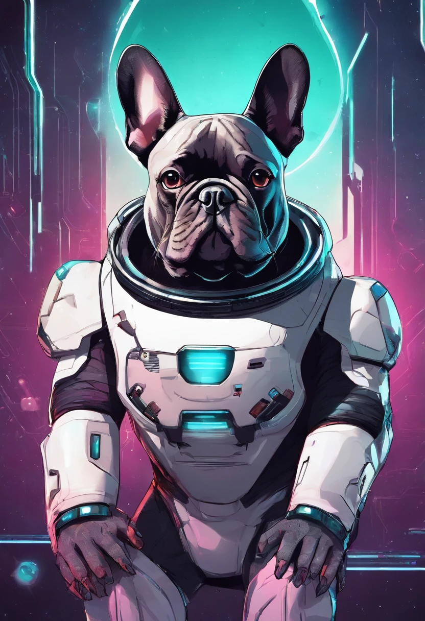 Muscular French Bulldog