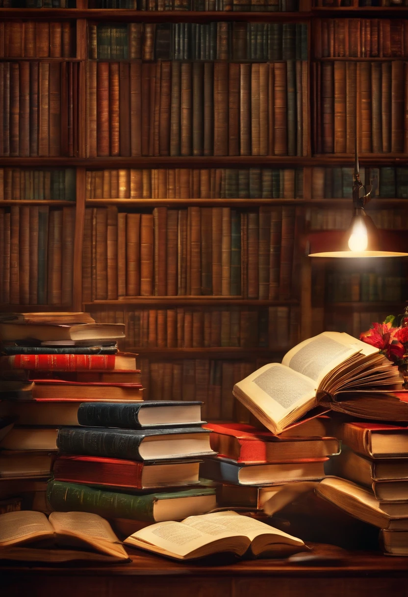 Books Abstract art