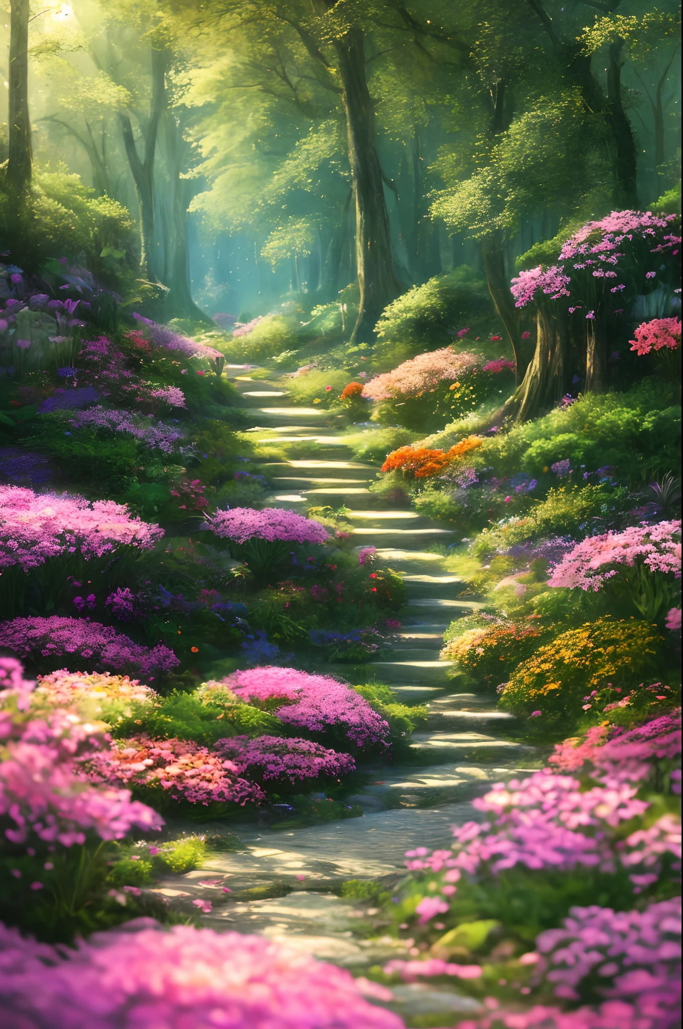 masterpiece, best quality, high quality,extremely detailed CG unity 8k wallpaper, An enchanting and dreamy scene of a fantasy forest, with towering trees, glowing mushrooms, and hidden fairy glens, creating a sense of mystique and enchantment, artstation, digital illustration, intricate, trending, pastel colors, oil paiting, award winning photography, Bokeh, Depth of Field, HDR, bloom, Chromatic Aberration ,Photorealistic,extremely detailed, trending on artstation, trending on CGsociety, Intricate, High Detail, dramatic, art by midjourney