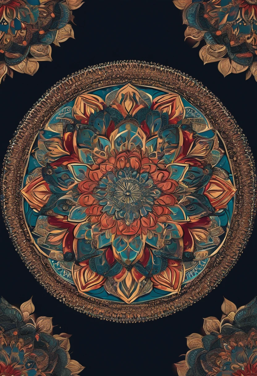 mandalas、Delicate and finely、universe
