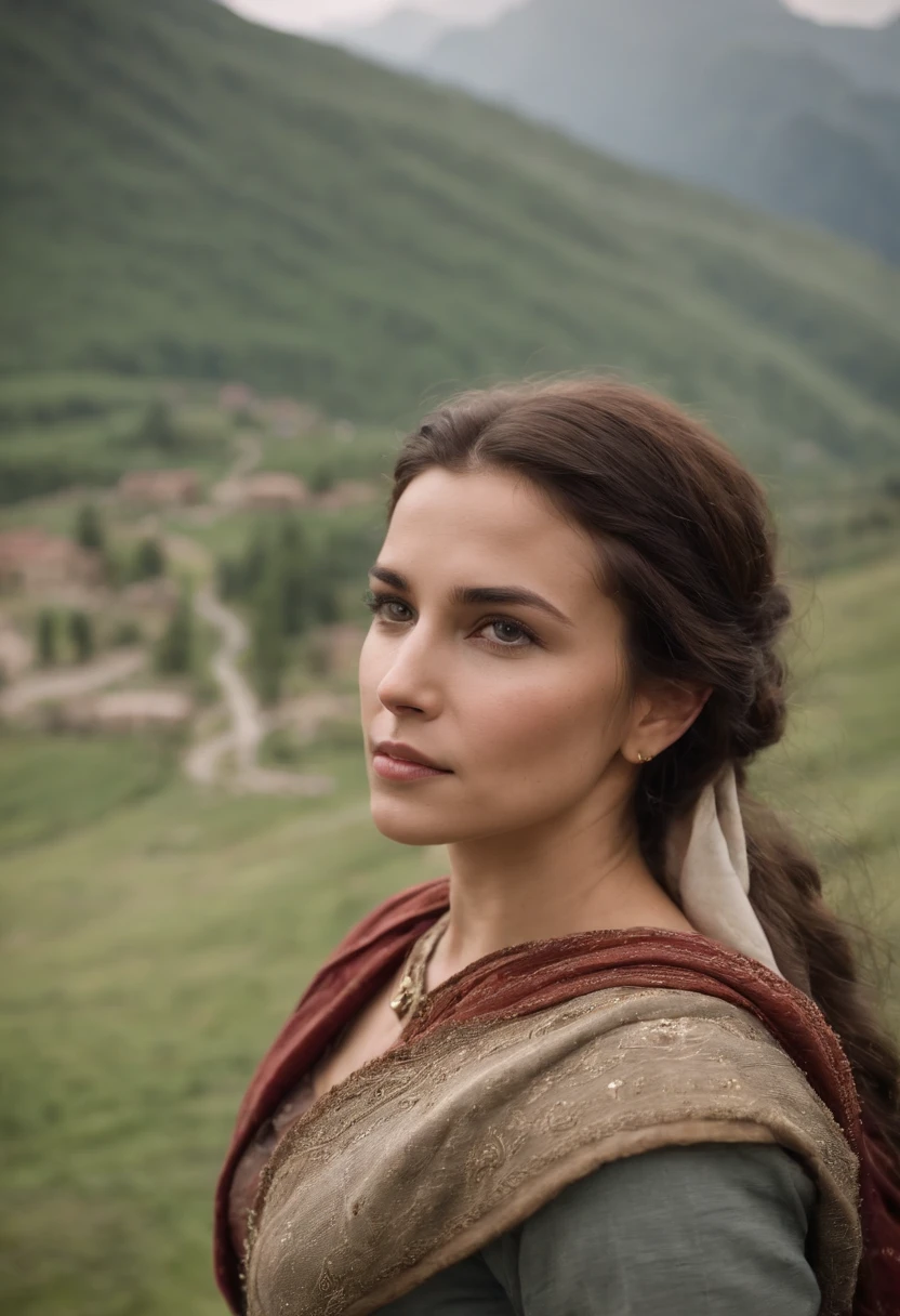 In the heart of a picturesque valley, nestled between towering mountains, there lived a fearless and valiant woman named Leila. She was known throughout her village as the "Warrior of the Valley.