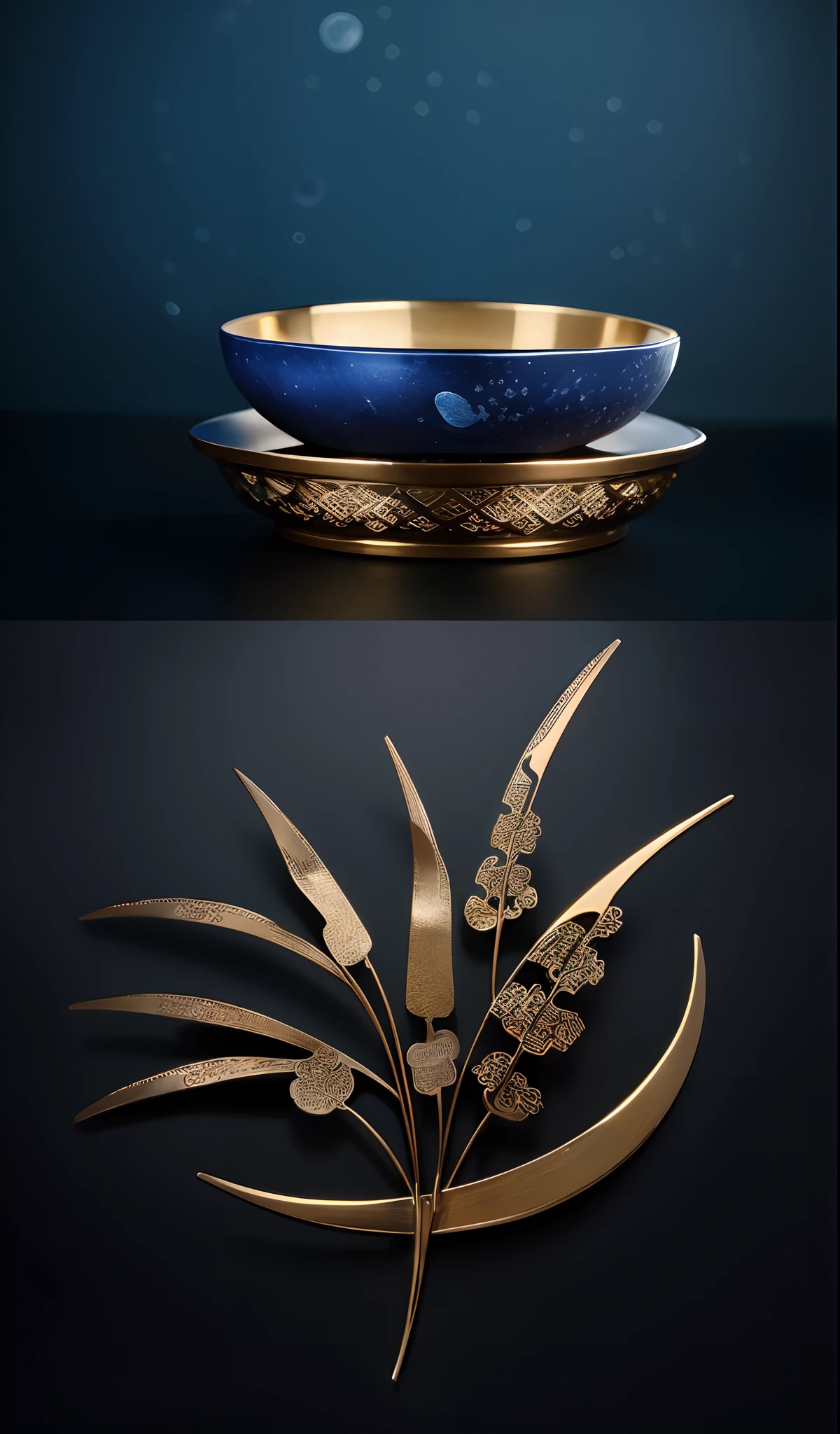 Ultra high quality,themoon,Tang dynasty elements,themoon,blue colors