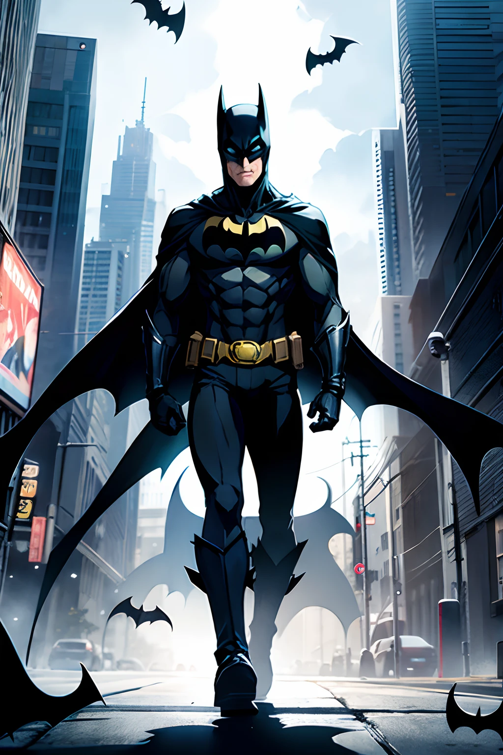 Batman in anime version