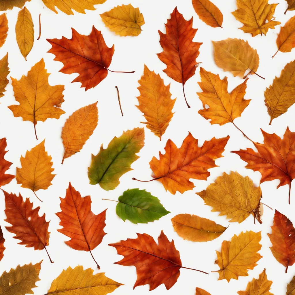 Close-up of autumn leaves,high high quality,8K,Many details,