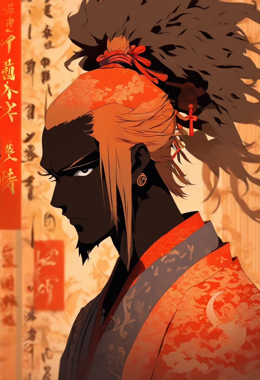 (Silhouette art, incision:1.6) (((arte em papel cortado, A world where only black exists:1.3),（（ profile:1.2）), White, Clear and beautiful face, Full moon background，Game characters, East Asian character design, beautiful accessories, beautiful patterns, solo, 1boy, long hair, male focus, white hair, standing, full body, gradient, gradient background, chinese clothes, grey background, wide sleeves, looking at viewer, tassel, long sleeves, ponytail, Hasselblad, Ultra-Wide Angle, foreshortening, UHD, award winning, UHD, Masterpiece masterpiece, ccurate, Anatomically correct, High details, Best quality, 8K, hyper HD, Award-Awarded, hyper HD,
