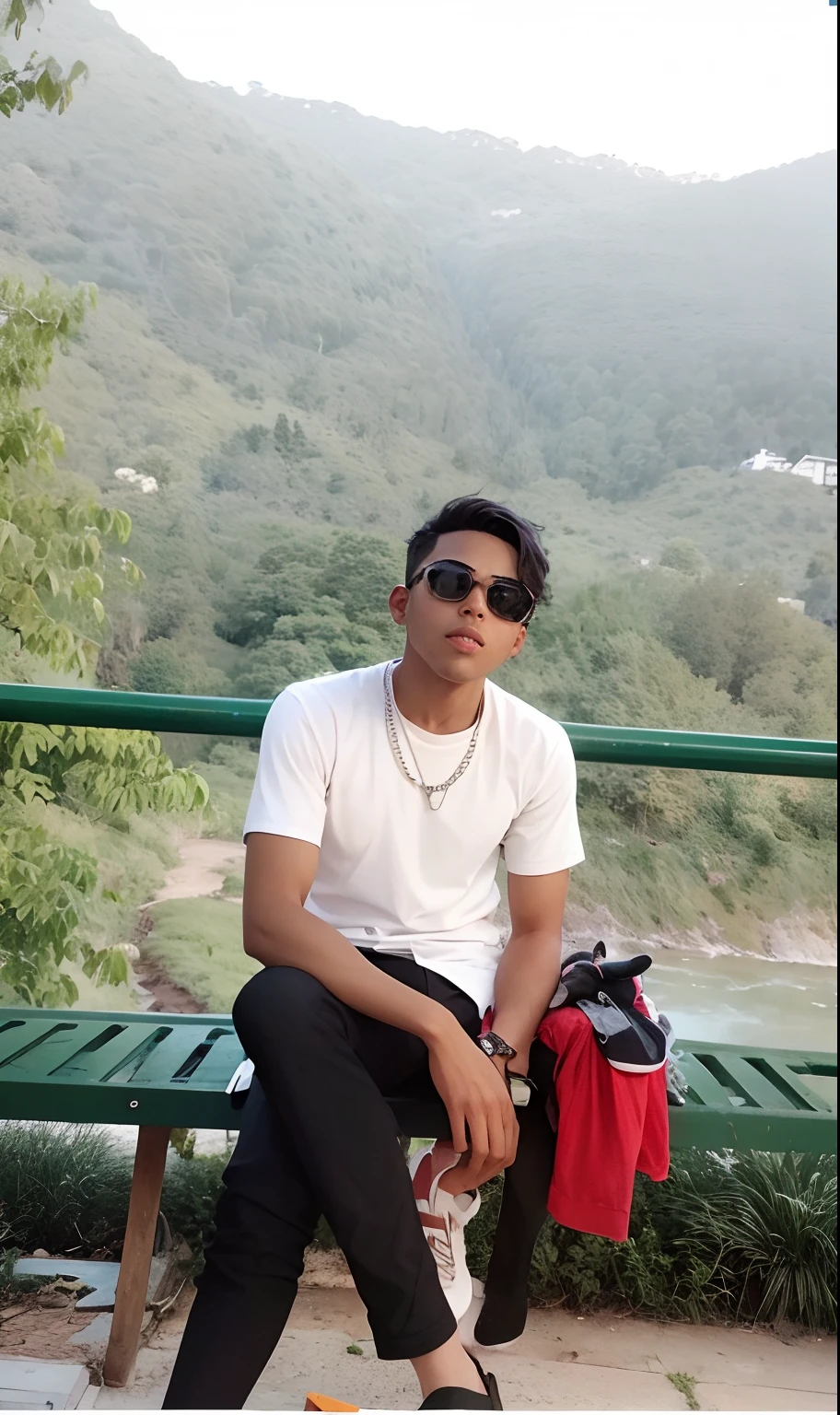 boy with nice background