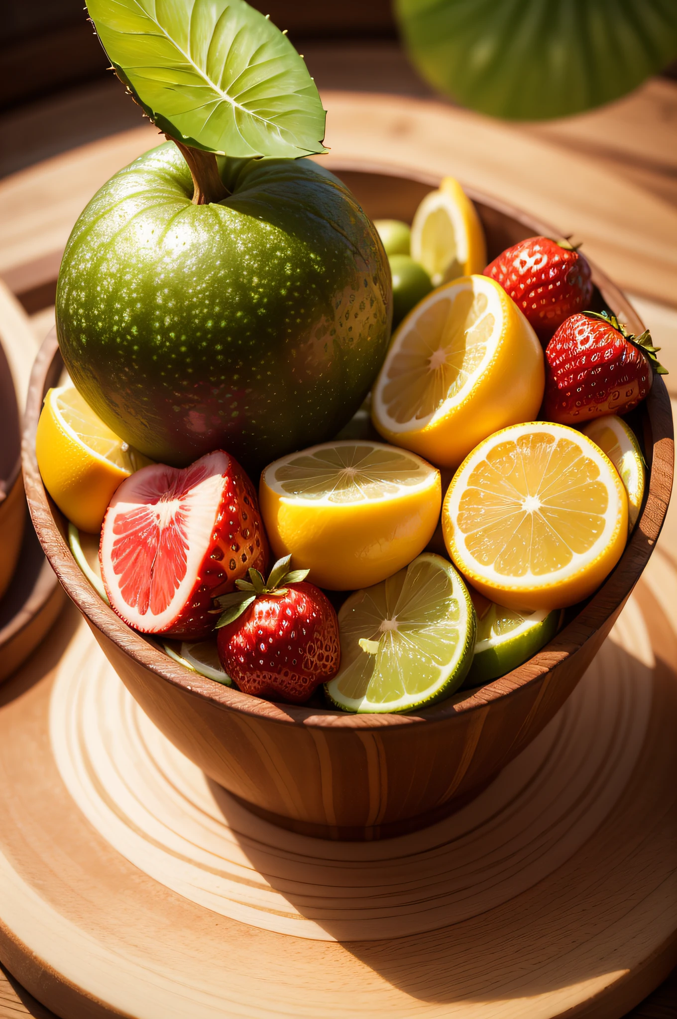 (best quality,4k,8k,highres,masterpiece:1.2),ultra-detailed,(realistic,photorealistic,photo-realistic:1.37),fruit,tempting,delicious,soft lighting,juicy,colorful,vibrant,refreshing, luscious, ripe, mouth-watering, succulent, exquisite, appetizing, mouth-watering,aromatic, mouthwatering, mouthwateringly, tantalizing,appealing, tasty, juicy, flavorsome, mouth-watering, tropical, fresh, exotic, summer,
The above is the generated prompt,Used to describe the topic"the fruits,Cleavage is seductive,delicacy,the soft light"The corresponding picture。