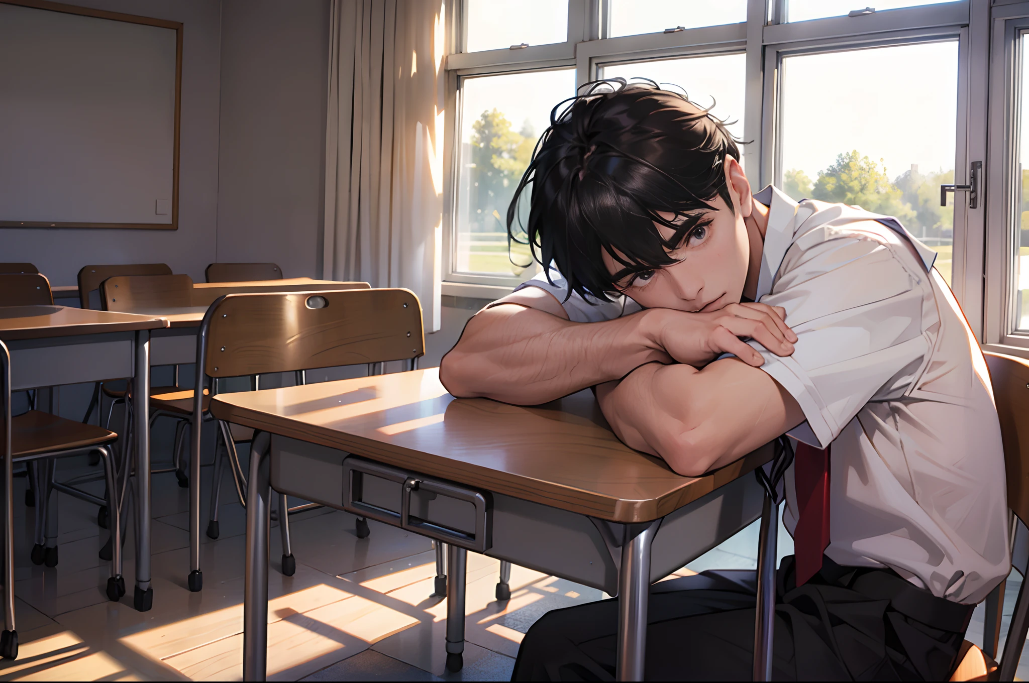 (comic panels) boy Vibrator during class, holding back moans. Handsome teen biscreet orgasm and cum in pants under the table. (under the table, between boy's legs picture)