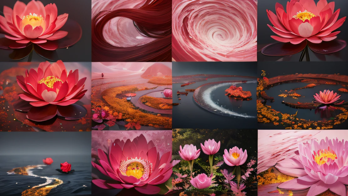 32K(tmasterpiece,k hd,hyper HD,32K)Big waves that float,Flowing rouge,ponds,zydink, a color, Asian people (Water Goddess), (Bubble Mart), Combat posture, looking at the ground, Large rolls of rouge, Flowing rouge curls,Moon season headdress, Chinese long-sleeved clothing, (abstract ink splash:1.2), Pink peony flower background,Water lily flower protector(realisticlying:1.4),Rouge hair,The fireball is in full swing,The background is pure, A high resolution, the detail, RAW photogr, Sharp Re, Nikon D850 Film Stock Photo by Jefferies Lee 4 Kodak Portra 400 Camera F1.6 shots, Rich colors, ultra-realistic vivid textures, Dramatic lighting, Unreal Engine Art Station Trend, cinestir 800,Large blisters,Flowing rouge