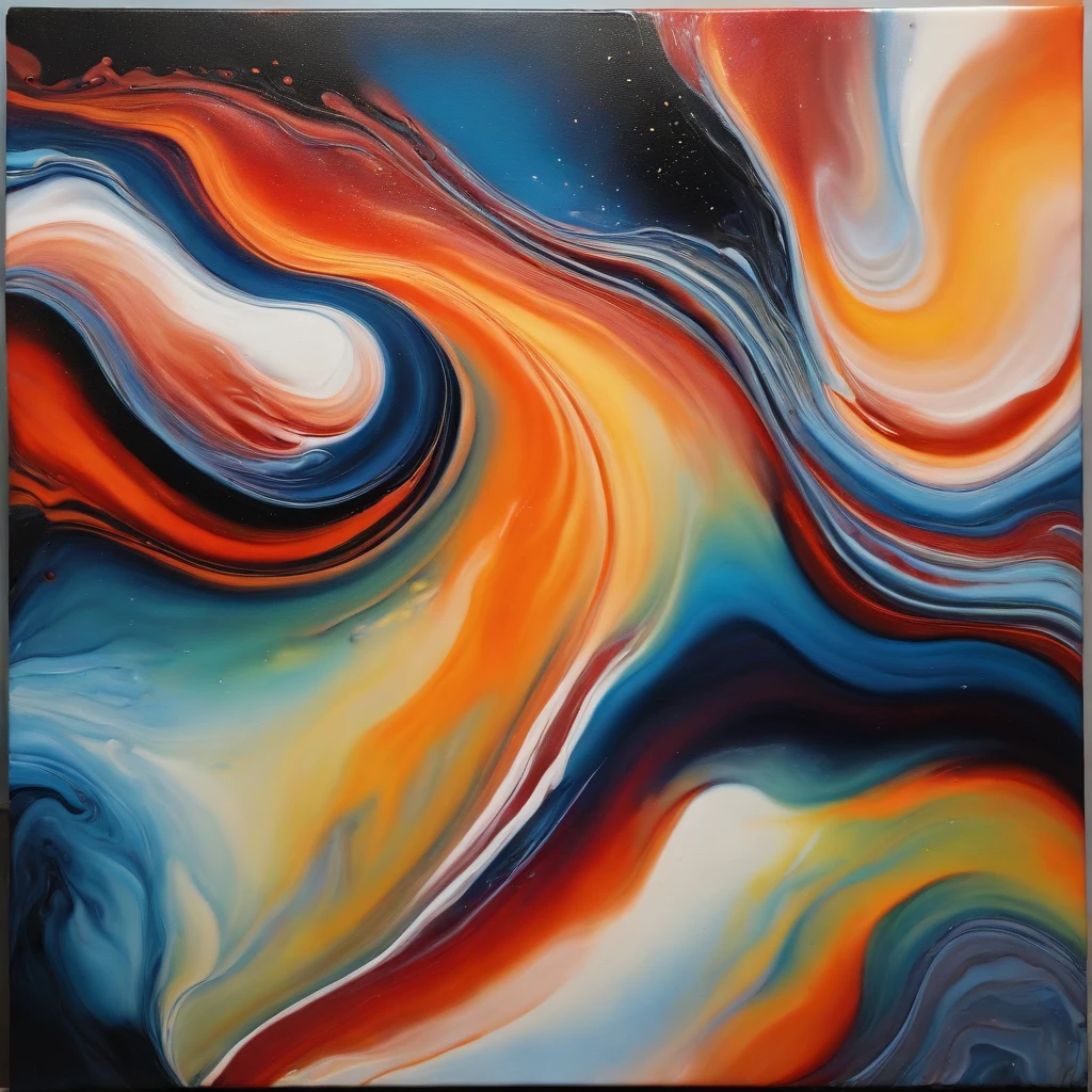 painting of a colorful wave of paint on a white surface, abstract liquid acrylic art, mixed liquid acrylic, paint pour smoke, pour painting art, fluid acrylic pour art, inspired by Frederic Church, paint on black velvet canvas, organic acrylic flow art, fluid acrylic, inspired by Morris Louis Bernstein, atmospheric”, atmospheric ”, inspired by Cleve Gray, acrylic pouring