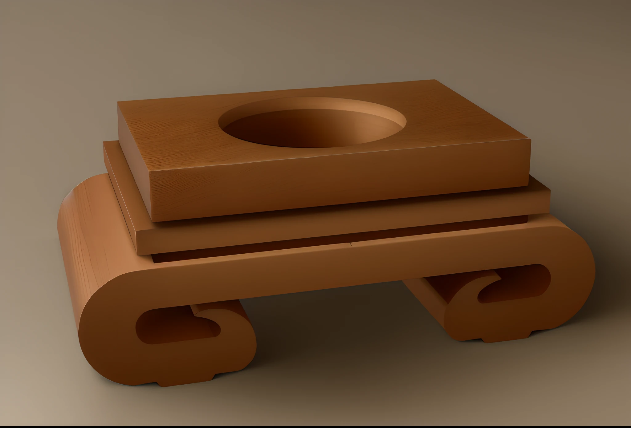Solid wood base