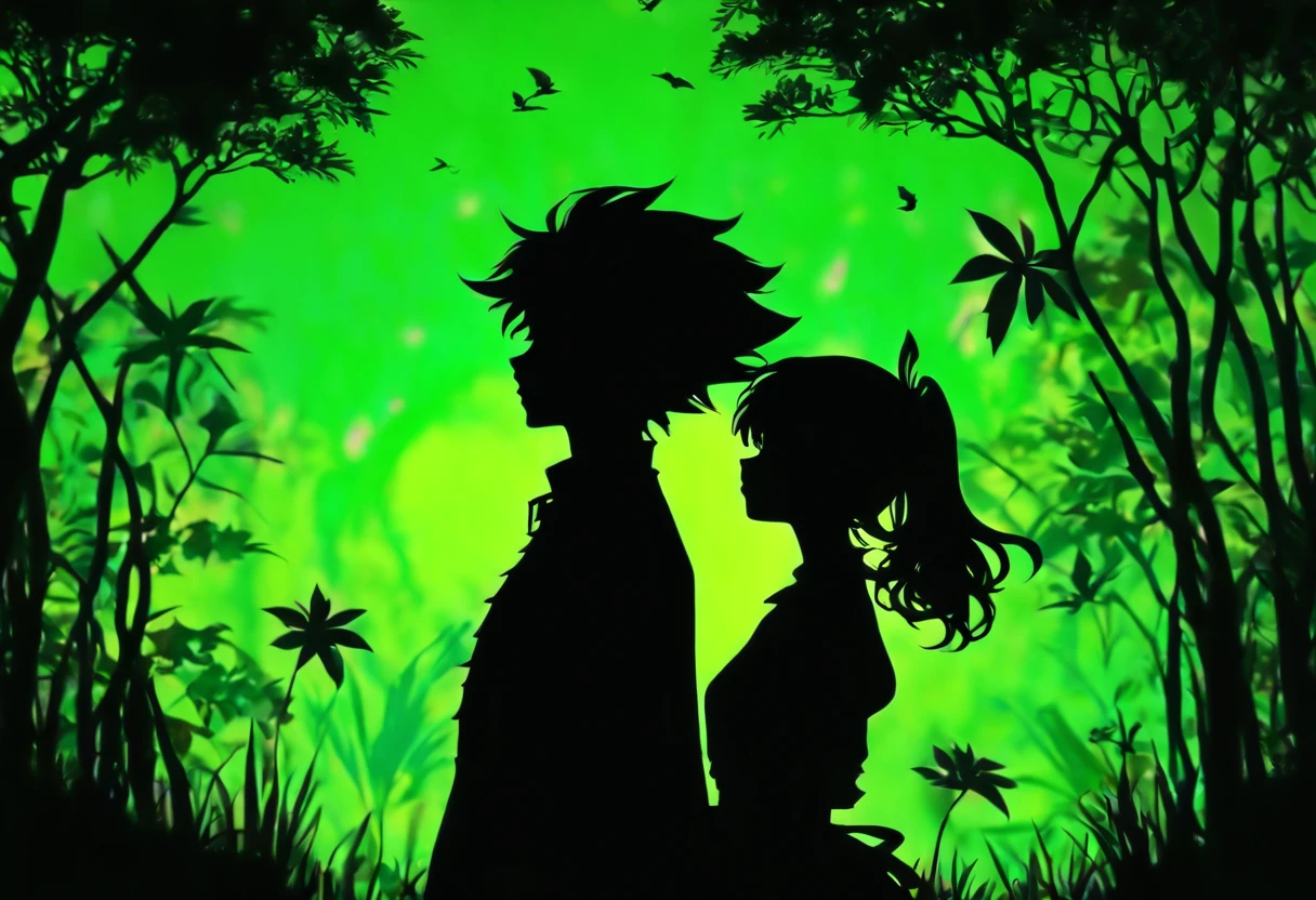 (Silhouette Art,cutouts:1.6)
(((Paper cutting art,A world where only black exists:1.3)
(Cowboy Shot),1 girl,Solo,
(Girl with a fan,profile:1.2),
Romper
(Windy steppe、Moss green wind)
Textured glass background,Tarot card atmosphere