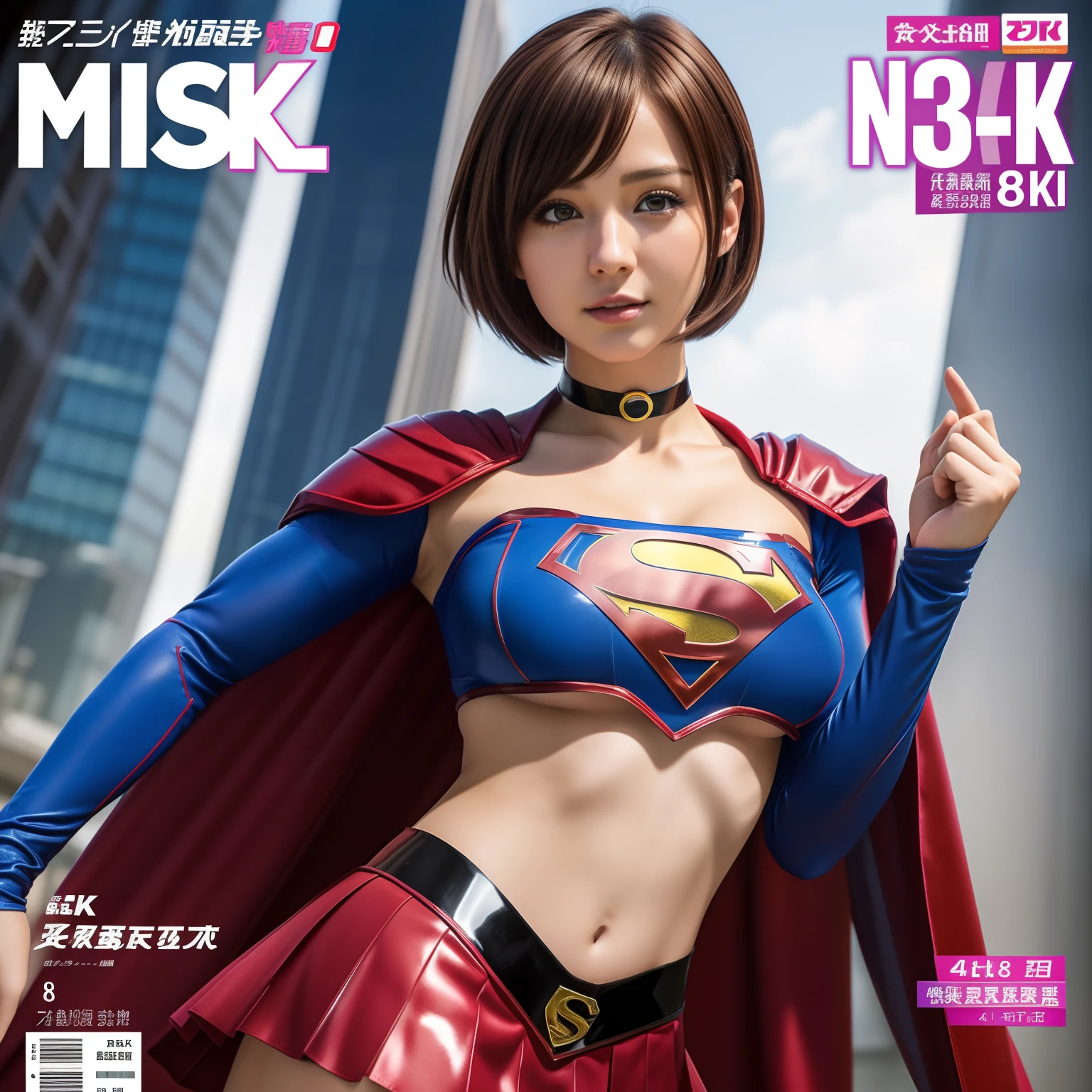 masterpiece、Rubber Supergirl Costume、Short Hair、Hospital operating table、Crisis situation、Big and ample breasts、looking at the camera、Shiny、Off the shoulder、choker、Long sleeve、exy poses to seduce、Sweaty skin、Model Body Type、Alluring、charm、Enchanting、Abused、test subject、victim、Wild、Photorealistic、latex、Expose your belly、athlete、Racing Bloomers、Photo magazine cover、Red cloak、Beautiful thighs、wallpaper for pc、
