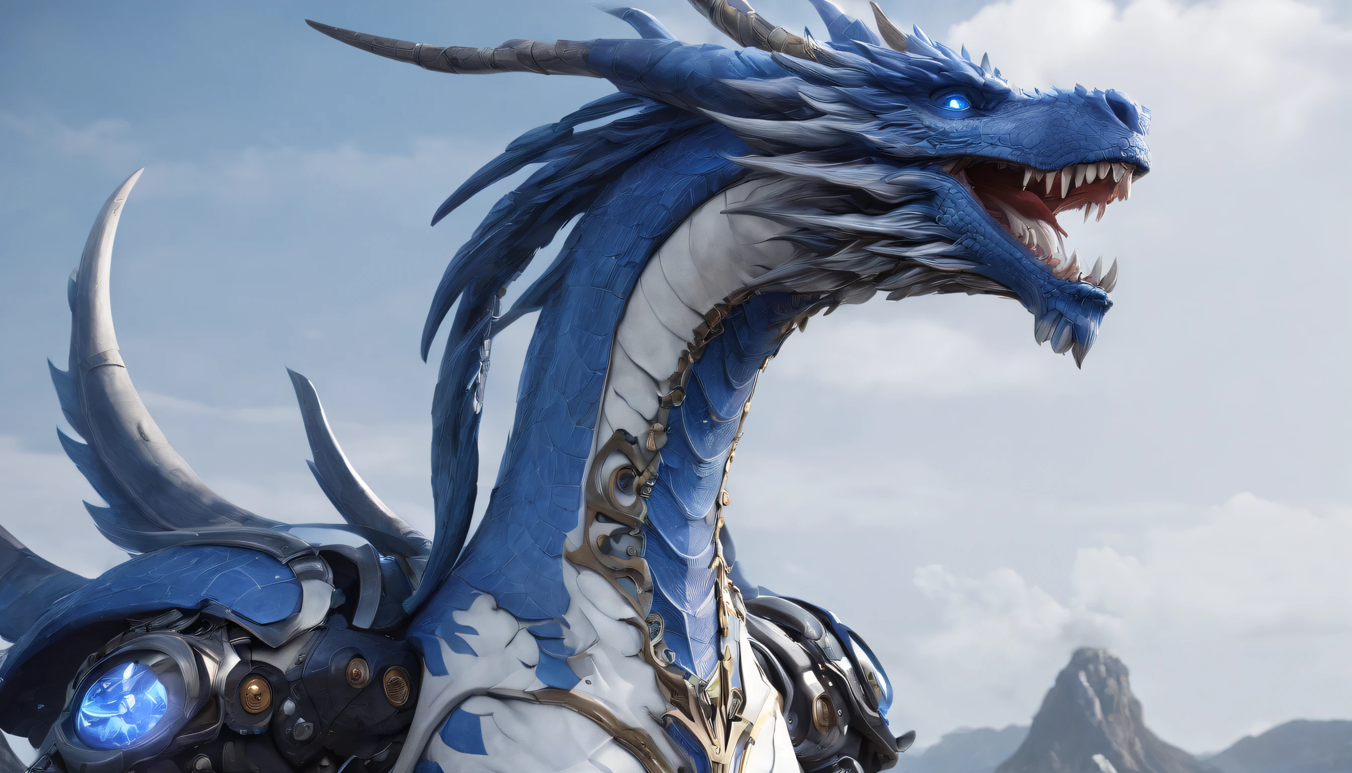 Luna Freya Knox Frey,Highest image quality,Outstanding details,超高分辨率,(Fidelity:1.4), Favor the details,closeup cleavage,Ride a dragon,High-tech dragon knight mech,He has a delicate and beautiful face,((Blue-white flying semi-mechanical fuselage:1.8)),Raised sexy,frontage,Cidade futuristica,Snow,themoon,mechanically aesthetic,Virtual Engine 5,Perfect detail rendering,rendering by octane,hyper HD