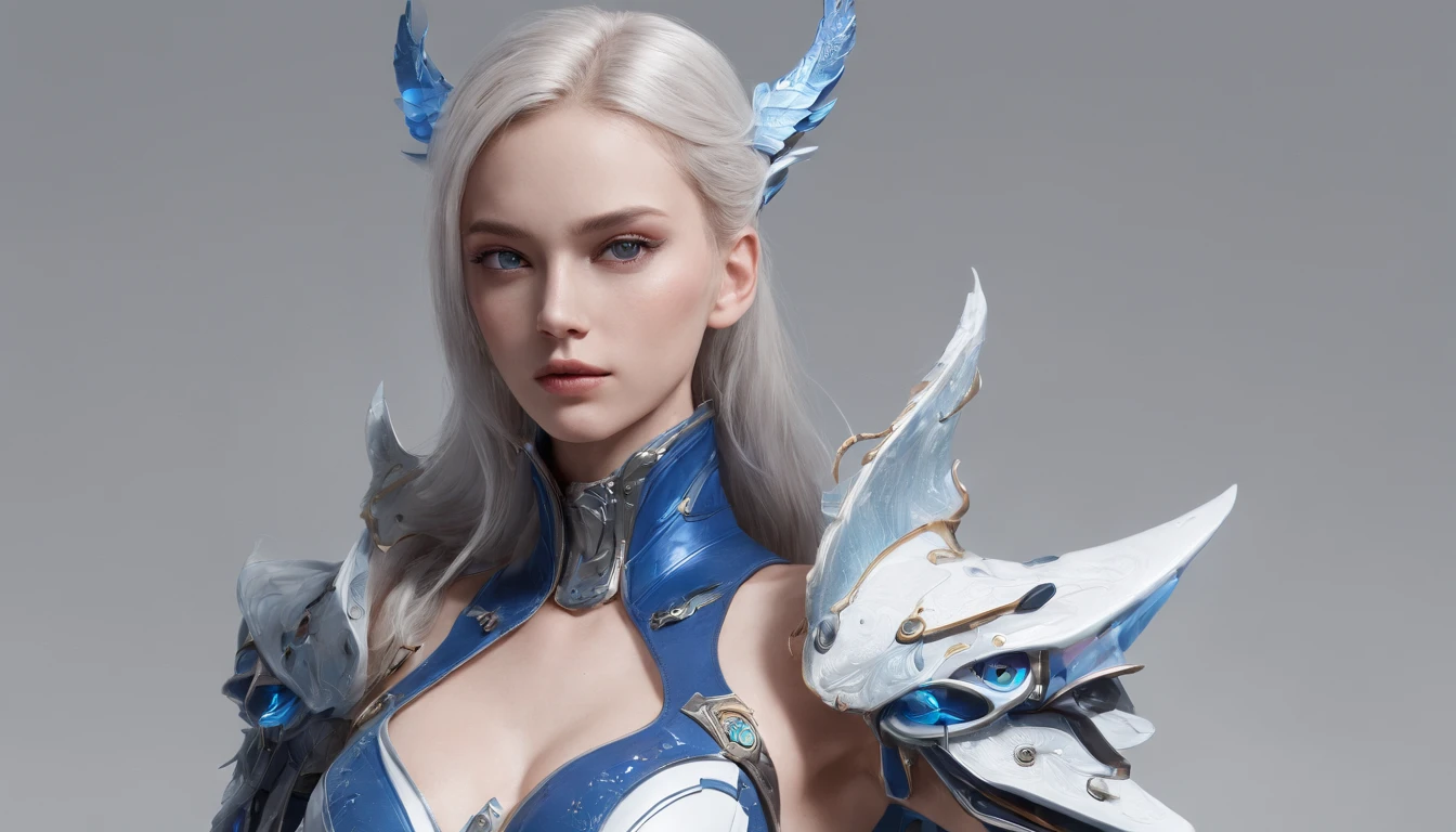 Luna Freya Knox Frey,Highest image quality,Outstanding details,超高分辨率,(Fidelity:1.4), Favor the details,closeup cleavage,Ride a dragon,High-tech dragon knight mech,He has a delicate and beautiful face,((Blue-white flying semi-mechanical fuselage:1.8)),Raised sexy,frontage,Cidade futuristica,Snow,themoon,mechanically aesthetic,Virtual Engine 5,Perfect detail rendering,rendering by octane,hyper HD