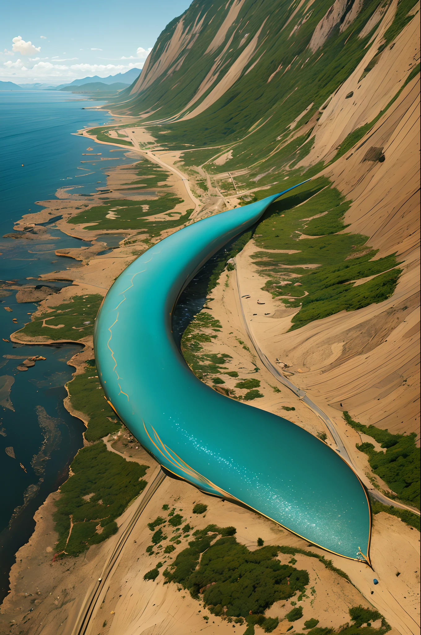 mermaids,trident,sea surface,Back to the mountains,Majesty