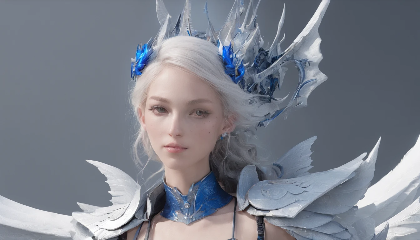 Luna Freya Knox Frey,Highest image quality,Outstanding details,超高分辨率,(Fidelity:1.4), Favor the details,closeup cleavage,Ride a dragon,High-tech dragon knight mech,He has a delicate and beautiful face,((Blue-white flying semi-mechanical fuselage:1.8)),Raised sexy,frontage,Cidade futuristica,Snow,themoon,mechanically aesthetic,Virtual Engine 5,Perfect detail rendering,rendering by octane,hyper HD
