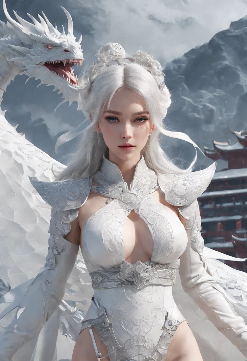 Luna Freya Knox Frey，Highest image quality，Outstanding details，超高分辨率，（Fidelity：1.4）, Favor the details，closeup cleavage，Ride a dragon，High-tech dragon knight mech，He has a delicate and beautiful face，（（Blue-white flying semi-mechanical fuselage：1.8）），Raised sexy，frontage，Cidade futuristica，Snow，themoon，mechanically aesthetic，Virtual Engine 5，Perfect detail rendering，rendering by octane，hyper HD，Highest image quality，Outstanding details，超高分辨率，（Fidelity：1.4）, Favor the details，closeup cleavage，Ride a dragon，High-tech dragon knight mech，He has a delicate and beautiful face，（（Blue-white flying semi-mechanical fuselage：1.8）），Raised sexy，frontage，Cidade futuristica，Snow，themoon，mechanically aesthetic，Virtual Engine 5，Perfect detail rendering，rendering by octane，hyper HD，动态照明，art  stations，poster for，Volumetriclighting，Very detailed faces，4k wallpapers，He has a delicate and beautiful face，long hair flowing，horse tailed，Fringed Hair Ornament，Dynamic perspective，White Hanfu，White gauze flying，red waistband，Sexy，Tradition Chinese Ink Painting，Surrounded by clouds，cherry blossom，fog atmosphere，Ride a white dragon，White dragon horn，dynamic viewing angle，电影灯光