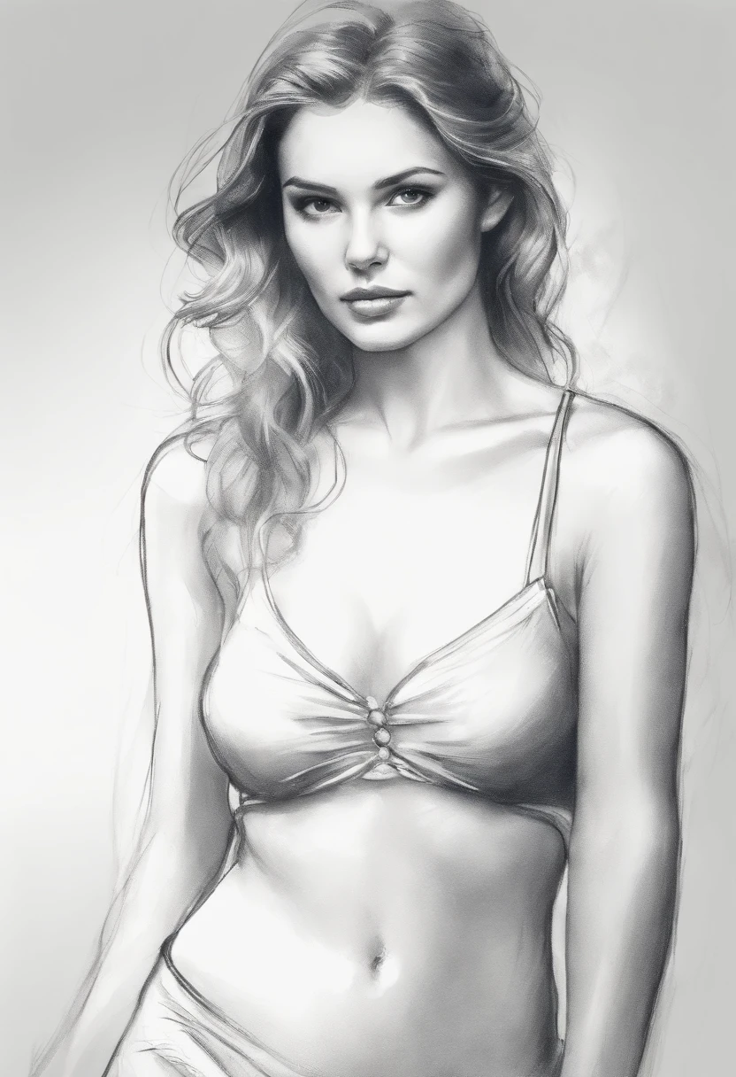Bokeh, raw, dappled light on a sketch of woman’s torso, art reference sketch, pose reference sketch, sketch, outline sketch, outlined, anatomy reference sketch realistic, HQ face, HQ eyes, HQ hands, atmospheric, light flares, intricate details, enhanced lighting, dramatic overhead lighting, cute, shallow depth of field, intricate details, god ray