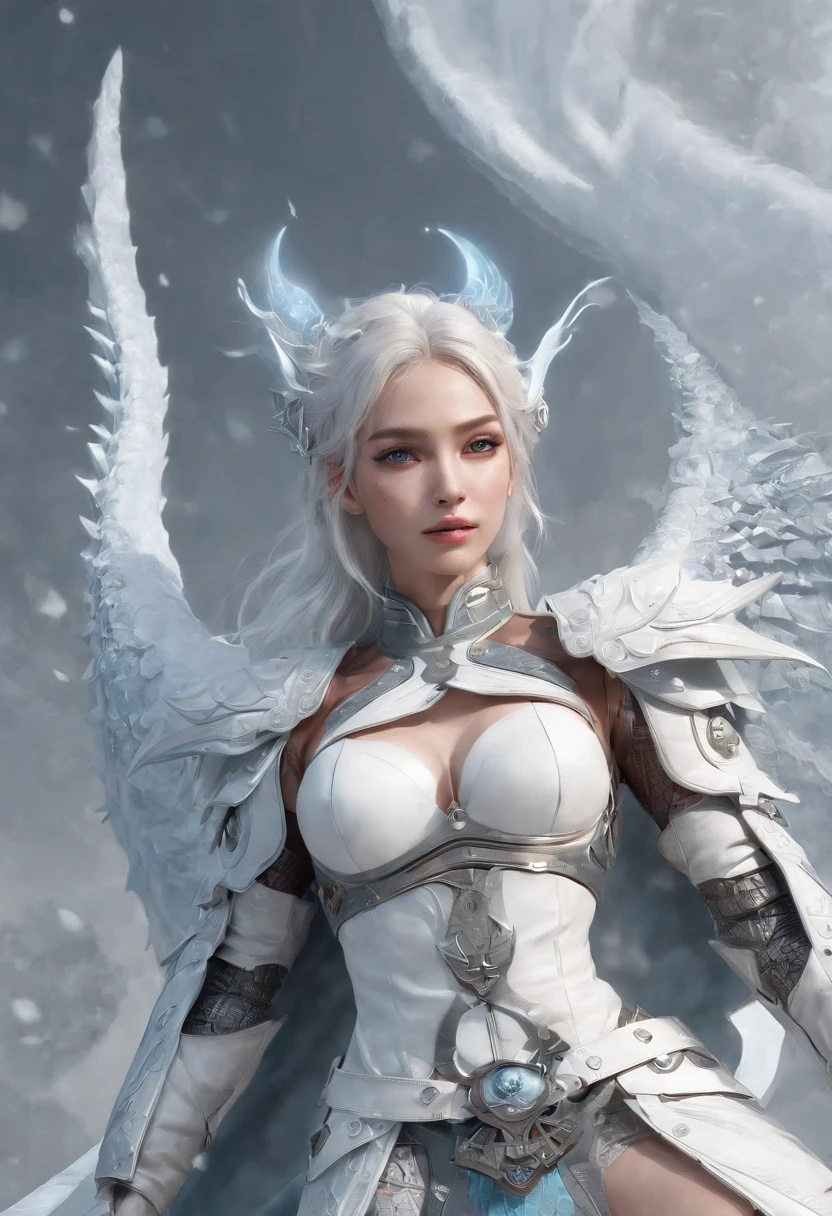 Cirilla Fiona Elen Riannon，Highest image quality，Outstanding details，超高分辨率，（Fidelity：1.4）, Favor the details，closeup cleavage，Ride a dragon，High-tech dragon knight mech，He has a delicate and beautiful face，（（Blue-white flying semi-mechanical fuselage：1.8）），Raised sexy，frontage，Cidade futuristica，Snow，themoon，mechanically aesthetic，Virtual Engine 5，Perfect detail rendering，rendering by octane，hyper HD，Highest image quality，Outstanding details，超高分辨率，（Fidelity：1.4）, Favor the details，closeup cleavage，Ride a dragon，High-tech dragon knight mech，He has a delicate and beautiful face，（（Blue-white flying semi-mechanical fuselage：1.8）），Raised sexy，frontage，Cidade futuristica，Snow，themoon，mechanically aesthetic，Virtual Engine 5，Perfect detail rendering，rendering by octane，hyper HD，动态照明，art  stations，poster for，Volumetriclighting，Very detailed faces，4k wallpapers，He has a delicate and beautiful face，long hair flowing，horse tailed，Fringed Hair Ornament，Dynamic perspective，White Hanfu，White gauze flying，red waistband，Sexy，Tradition Chinese Ink Painting，Surrounded by clouds，cherry blossom，fog atmosphere，Ride a white dragon，White dragon horn，dynamic viewing angle，电影灯光