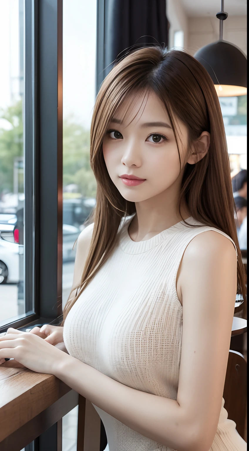 (masterpiece), Very realistic, her cheeks turn red、 Horizontal, drooping eyes、Non-NSFW, (Perfect Anatomy), 8k resolution, wonderful, elegant, Hyperrealism, Approaching perfection, dynamic, Very detailedな, Smooth, 超High resolution, Alchemy Smooth upscaled images ,HD resolution, High Quality Boost, Contrast Boost, Professional alchemy、Oversized camouflage pants、Military Pants、The upper body is a tight white tank top.、Expressionless、美しいJapanese people women、cute、Small breasts、university student、22 years old、Hair tied up、1people、Very beautiful Japanese idol portraits、RAW Photos,Highest quality、Genuine、Very delicate and beautiful,Very detailed,2k wallpaper,wonderful,In detail,Highly detailed CG Unity 8K wallpapers,Very detailed,High resolution,Soft Light,Beautiful detailed,Very detailed eyes and face,Beautiful and sophisticated nose,Beautiful and beautiful eyes,Cinema Lighting,(Simple light color background:1.3)、Complete Anatomy、Slender body、Small breasts、Old Nordic cafe、Lots of houseplants、 Morning sunlight filtering through the trees、Drink coffee、Hair tied up、sit cross-legged on a chair、Concrete wall、((Agave on the table))、美しいJapanese people women、Perfect dynamic composition、Tilt your head、Model body type、 masterpiece、Highest quality、超High resolution、Ultra-high resolution photos、Smooth upscaled images 、HD resolution,、High Quality Boost,、Contrast Boost、Hyperrealism、Super fine、8k、elegant、 1people、Japanese people women、美しいJapanese people women、Ultra detailed face,、Captivating smile、cute、White skin、Fair skinの美しい肌、Brown eyes、Beautiful symmetrical face、Small face、Age 25、Beautiful black hair、 Beautiful small breasts、Skin between genuine people、Perfect figure、Perfect Anatomy's Body Type、whole body photos、Detailed and realistic people bodies、Detailed and realistic skin、Realistic face in every detail、Detailed and realistic eyes、Detailed and realistic lips、Detailed and realistic teeth、Detailed and realistic ears、Detailed and realistic hair、Beautiful Hands、Realistic feet down to the last detail、Realistic breasts down to the last detail、Realistic areola down to the last detail、Realistic nipples down to the last detail、Realistic female genitalia down to the smallest detail、Realistic vagina down to the last detail、Detailed and realistic clitoris、Realistic anus down to the last detail、Thick pubic hair with realistic detail、whole body、whole bodywhite skin、Fair skin、Check and fix the skeleton、Pubic hair is thick、Thick pubic hair、 Completely naked、urination、Pleasant expression、Blushing cheeks and an ecstatic expression, Leaking urine、A sex toy is inserted into the anus、Put your arms behind your back、Open your mouth、 Scandinavian-style cafe、Scandinavian interior、Wooden table、Surrounded by plants、Concrete wall